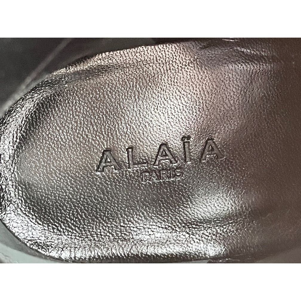 Alaia Alaia Paris Ladies High Top Black Leather Boots With Silver Size US 7 / IT 37 - 5 Thumbnail