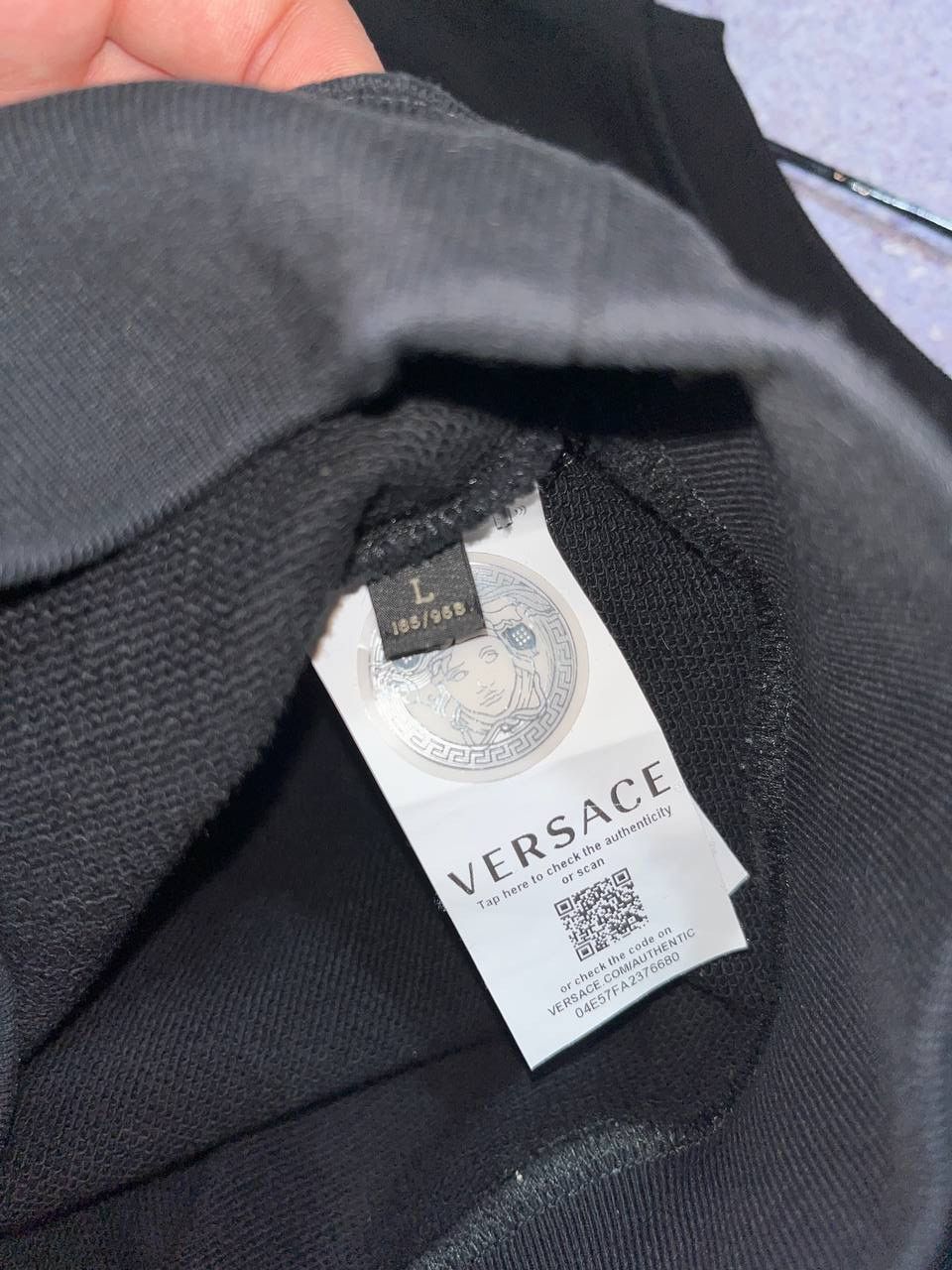 Versace Versace Graphic Barocco Style Print Crew Neck Sweatshirt L Size US L / EU 52-54 / 3 - 8 Thumbnail