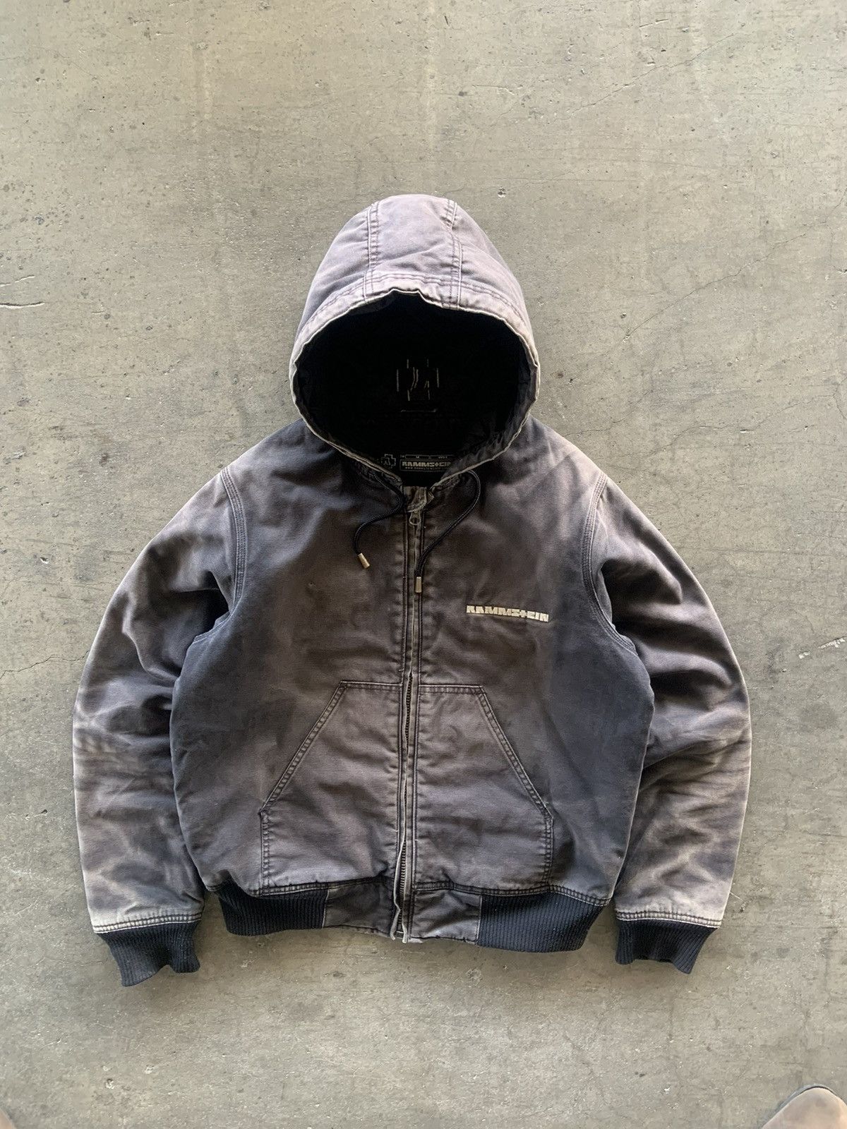 Vintage Rammstein Faded Black Active Jacket Size US M / EU 48-50 / 2 - 2 Thumbnail