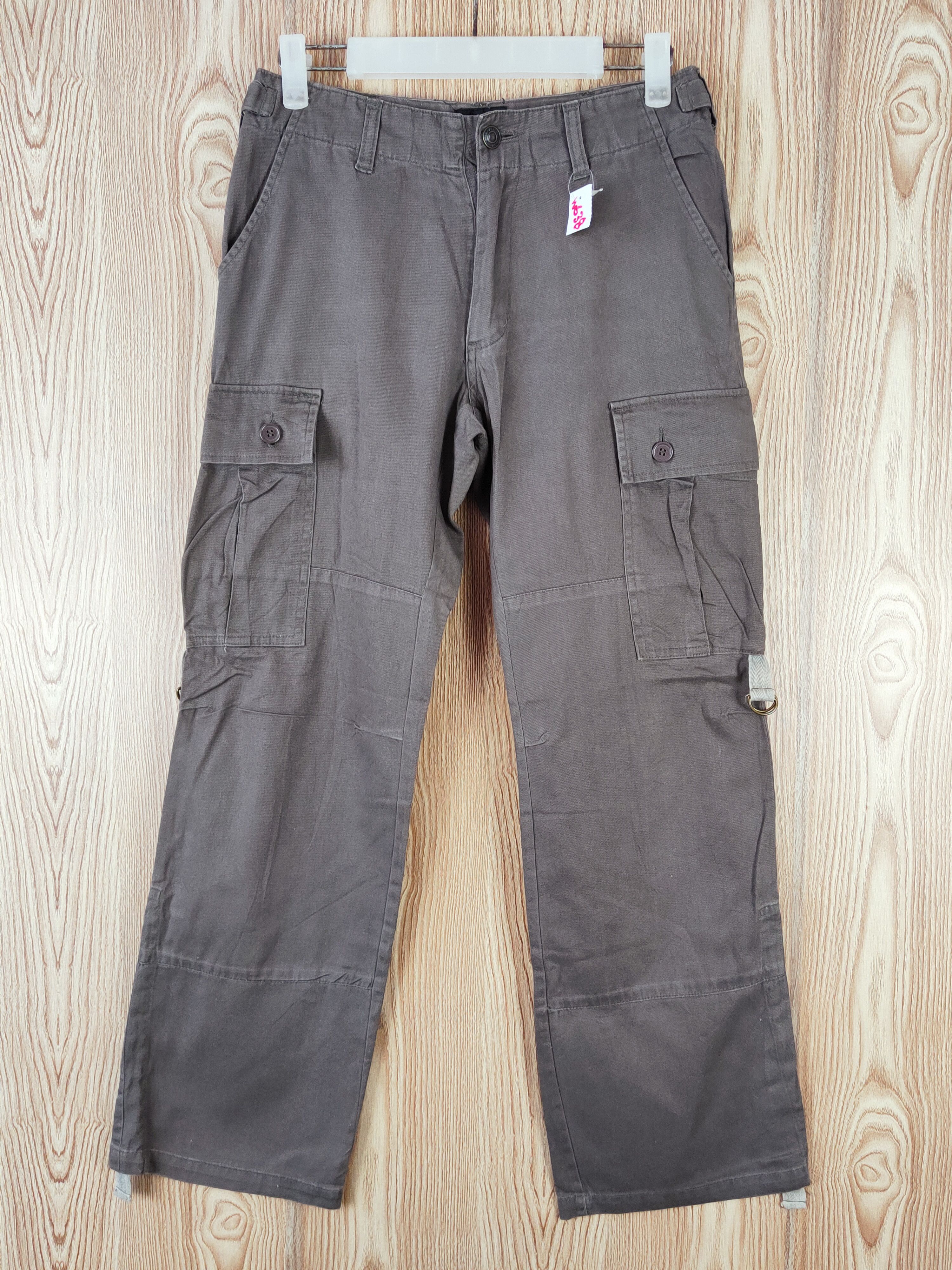 Japanese Brand Rouet Dark Gray Multipocket Tactical Cargo Pants #W638 Size US 27 - 1 Thumbnail
