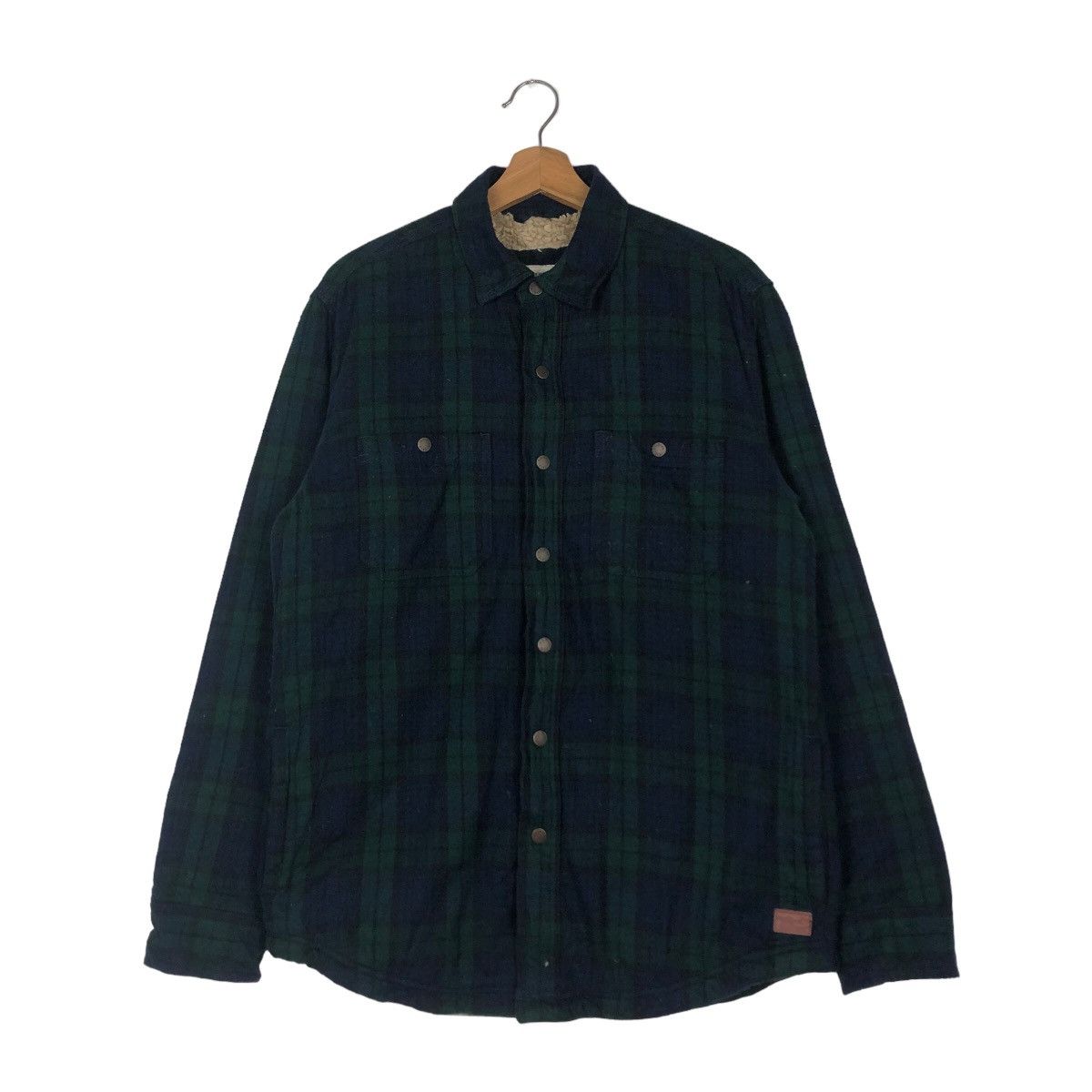 Japanese Brand 🔥Vintage L.L.Bean Shirt Flannel Jacket Shearling Tartan Size US S / EU 44-46 / 1 - 1 Thumbnail