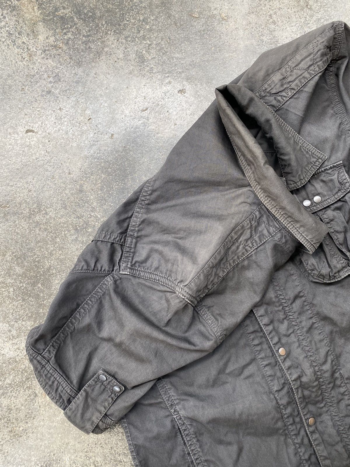 Tete Homme Vintage Tete Homme Issey Miyake Distressed Button up Size US S / EU 44-46 / 1 - 14 Thumbnail