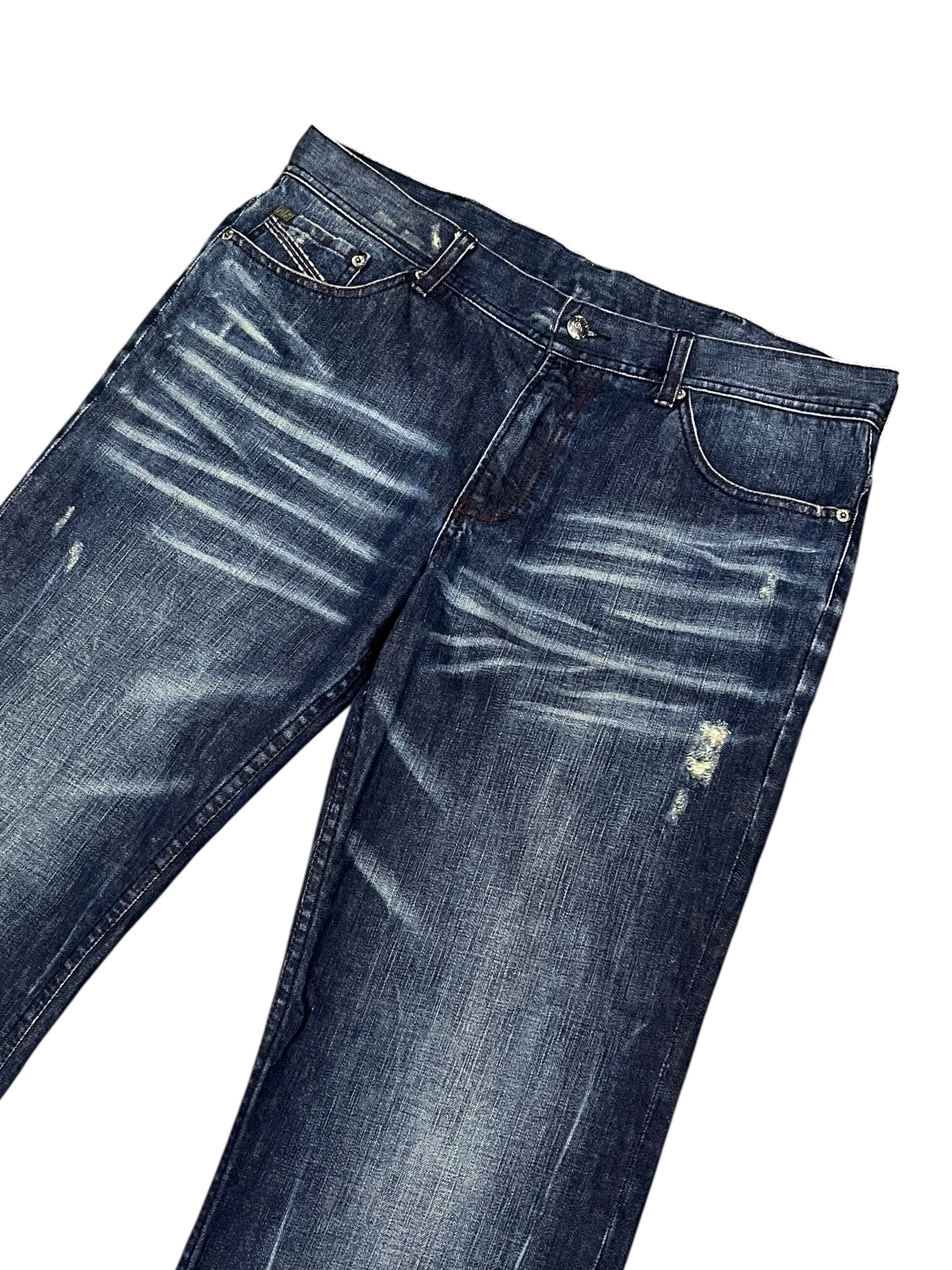 Armani Exchange Rare🔥Armani Exchange Distressed Jeans Flying Eagle Edition Size US 36 / EU 52 - 5 Thumbnail