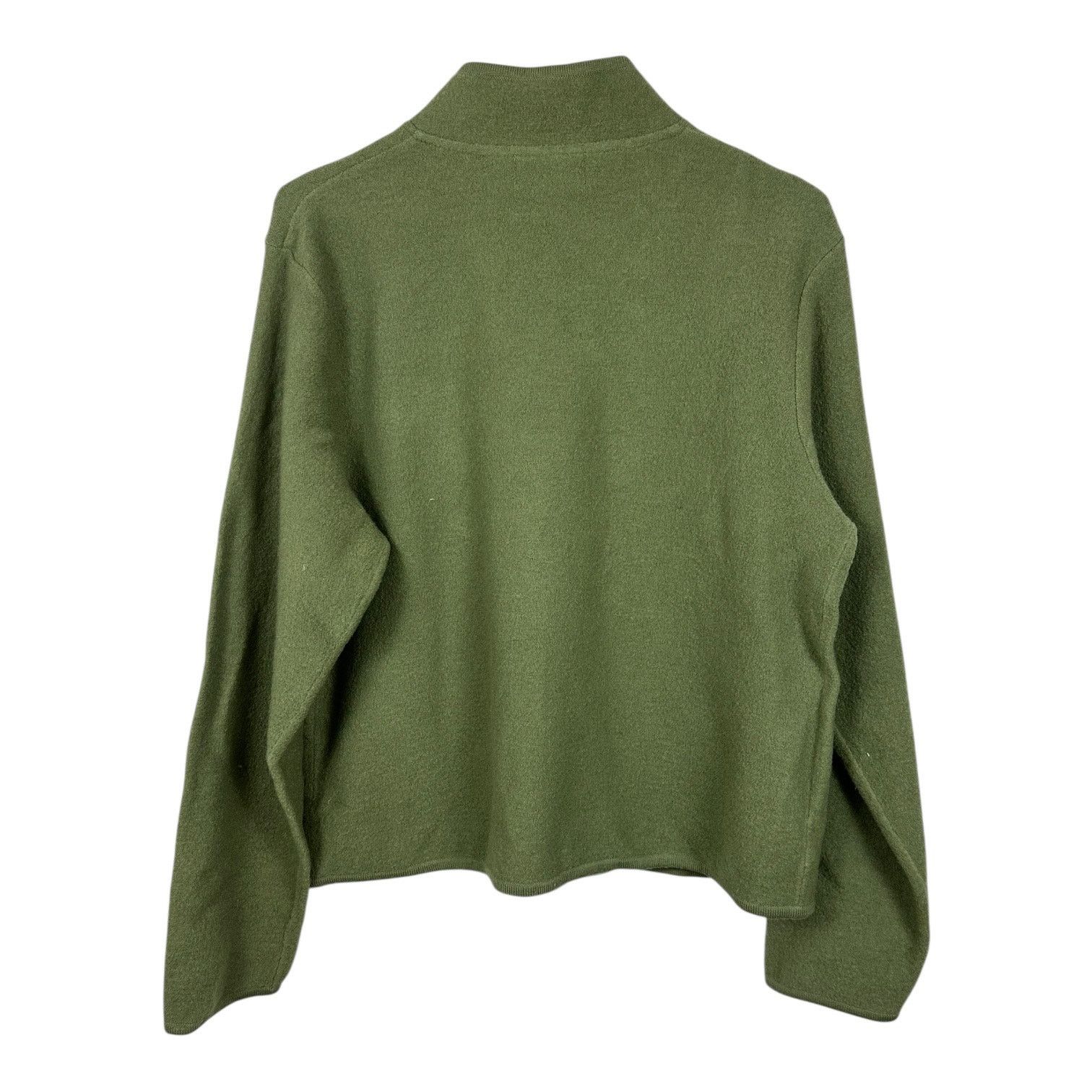Woolrich Woolen Mills Woolrich Women’s Medium Green Full Zip Wool Jacket Coat Size M / US 6-8 / IT 42-44 - 2 Thumbnail