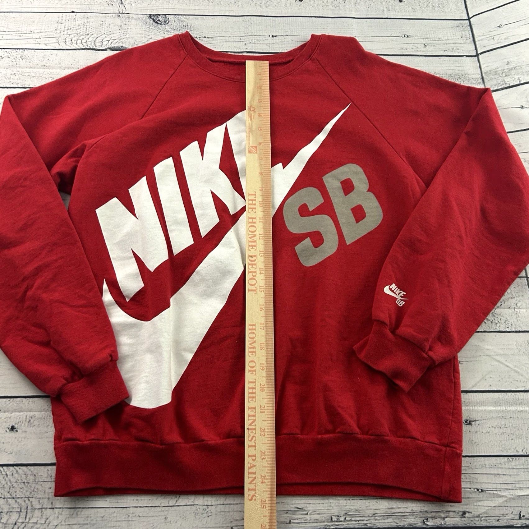 Nike Nike SB Pullover Sweatshirt Men L Red Size US L / EU 52-54 / 3 - 4 Thumbnail
