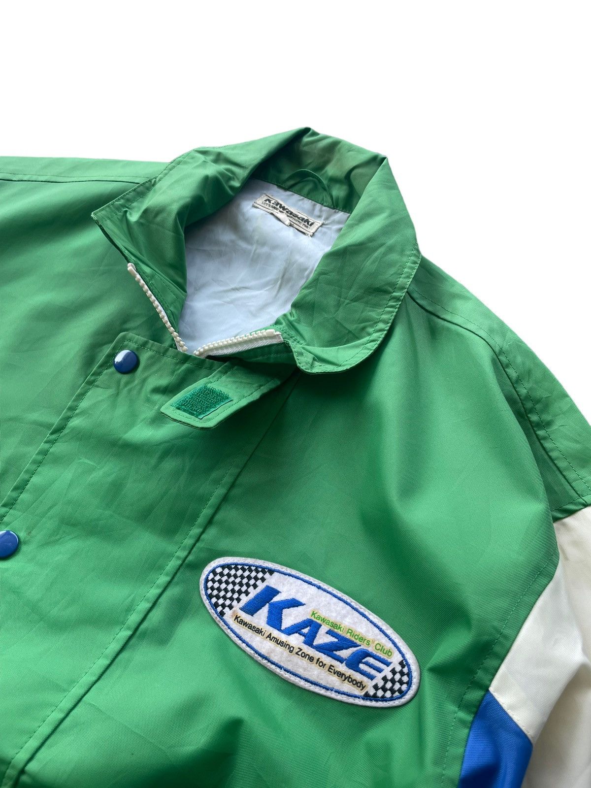 Japanese Brand × Vintage Vintage Kaze Kawasaki Riders Club Jacket Size US L / EU 52-54 / 3 - 5 Thumbnail