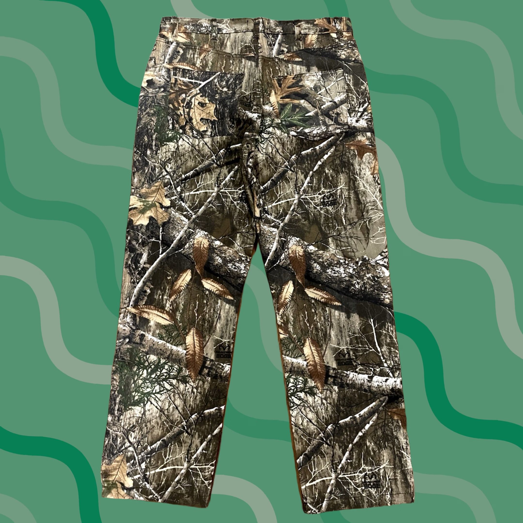 Realtree Gamehide Jeans 38x32 Realtree Edge Camouflage Pockets Cotton Regular Men Shirt Size US 38 / EU 54 - 1 Thumbnail