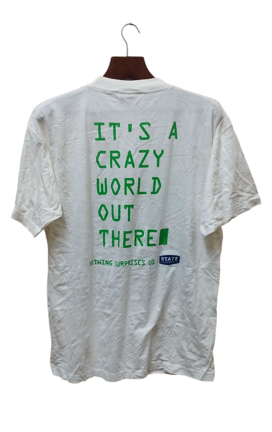 Japanese Brand × Vintage Vtg Art Crazy Alien Punk T-shirt Size US XL / EU 56 / 4 - 4 Thumbnail