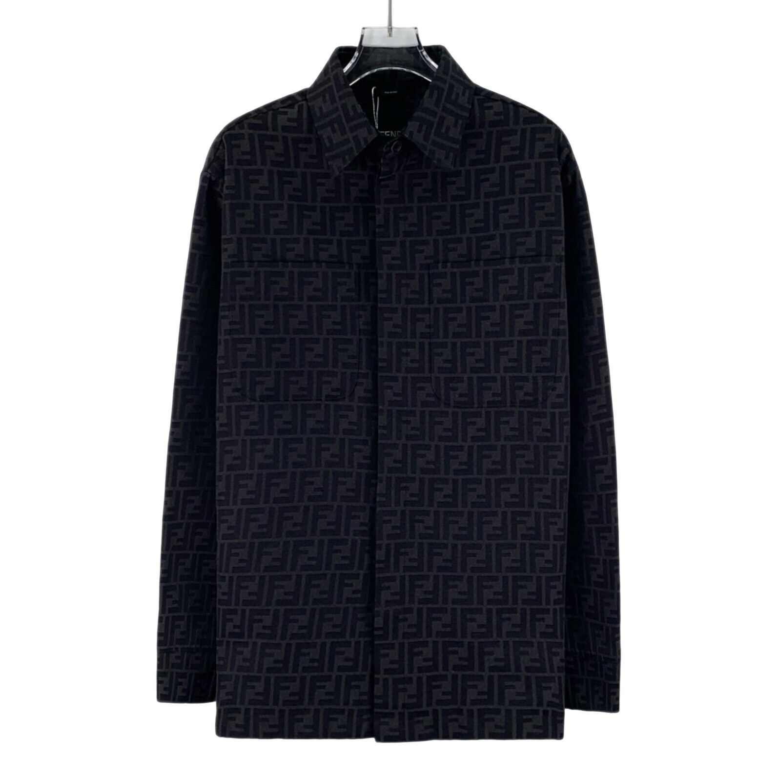 Fendi Fendi FF Monogram Logo Shirt Size 46 Size US S / EU 44-46 / 1 - 1 Thumbnail