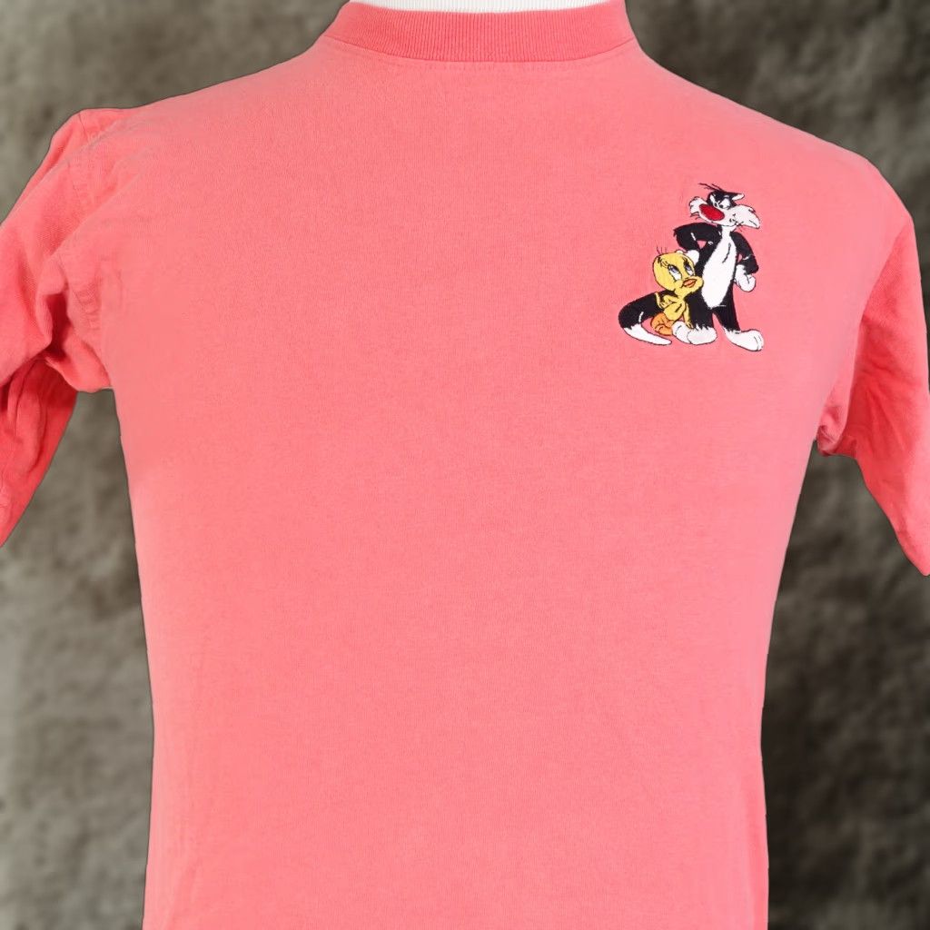 Vintage VINTAGE LOONEY TUNES 1994 TWEET SYLVESTER SHORT SLEEVE 90s TSHIRT XS (18X26.5) Size US XS / EU 42 / 0 - 1 Thumbnail
