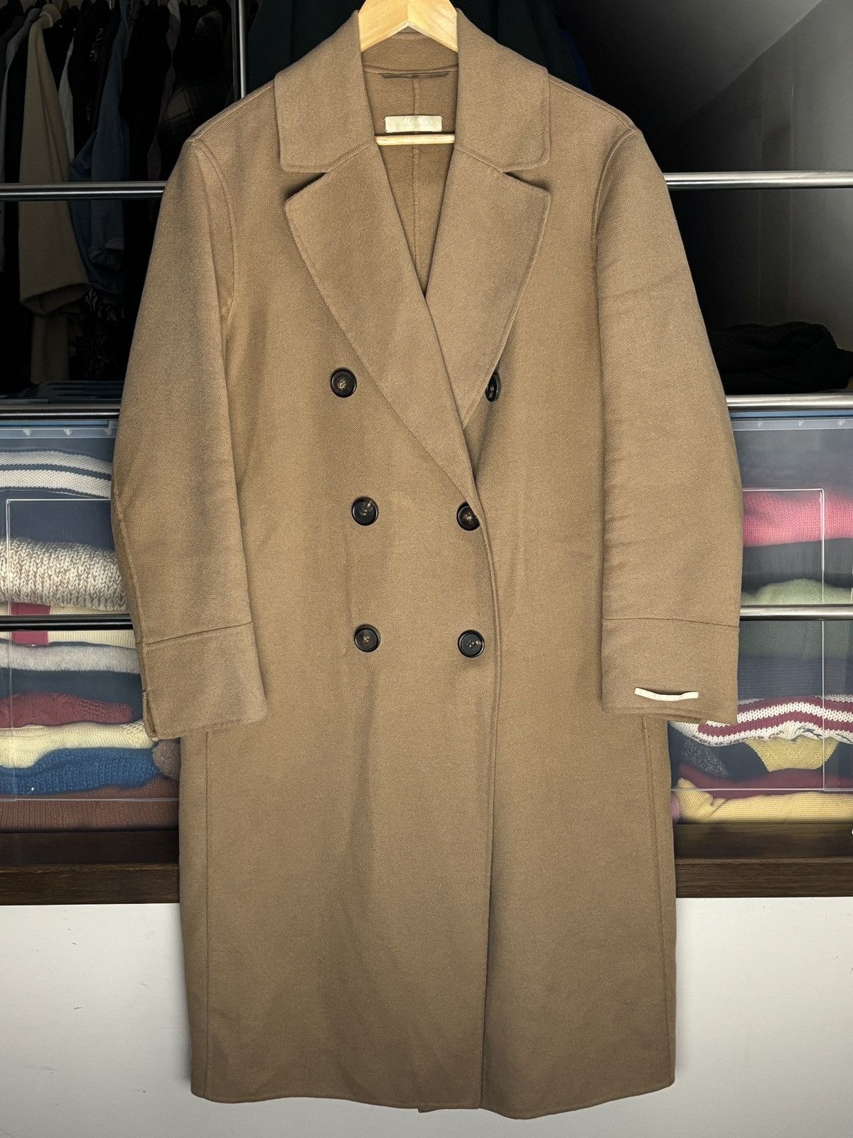 Max Mara S Max Mara Wool Silk Vintage Luxury Double Breasted Coat Size M / US 6-8 / IT 42-44 - 1 Thumbnail