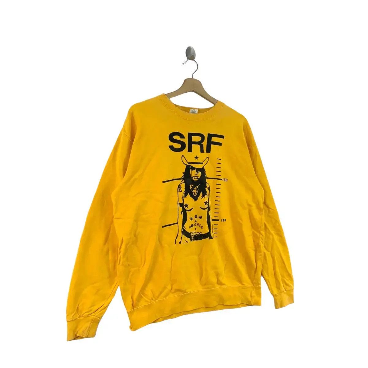 Vintage SRF JAPAN NUDE GIRL HYSTERIC Punk Rebel Sweatshirt Sweater Size XL / US 12-14 / IT 48-50 - 3 Thumbnail