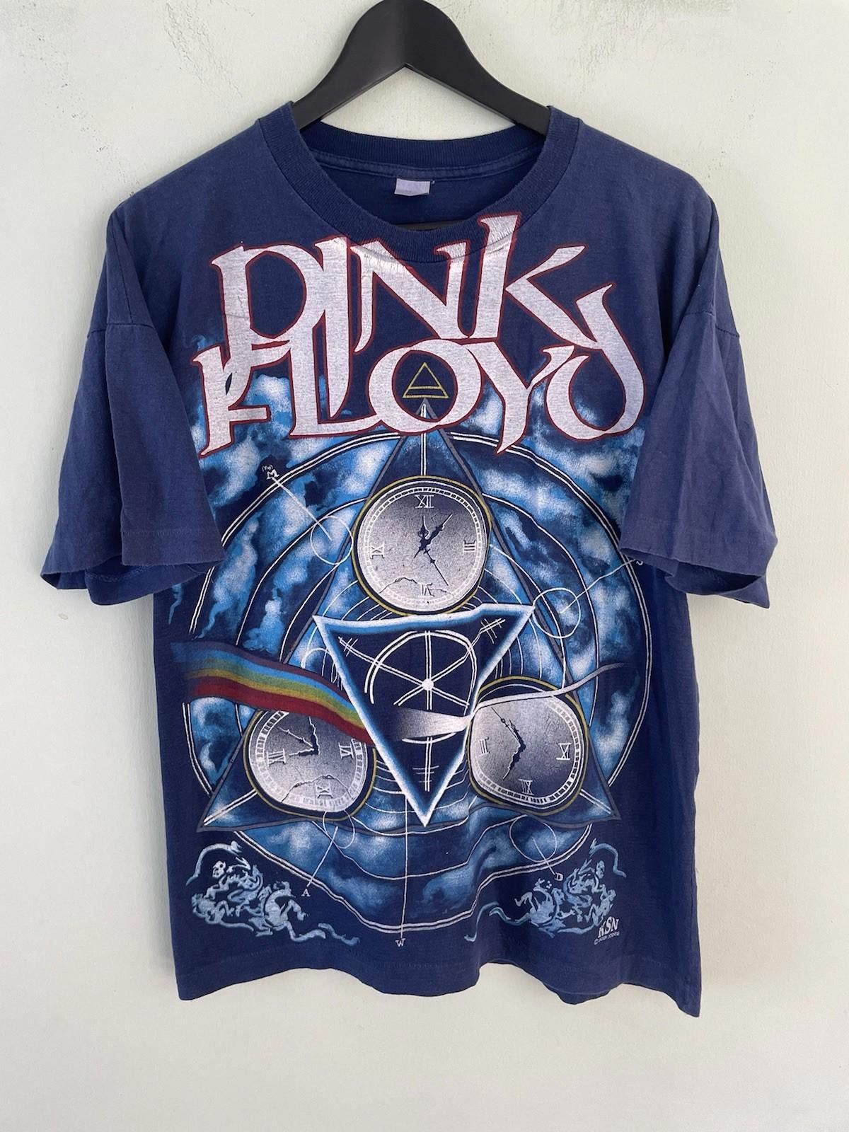Pink Floyd Vintage 90s Pink Floyd Bootleg All Over Print R Shirt KSN Size US L / EU 52-54 / 3 - 1 Thumbnail