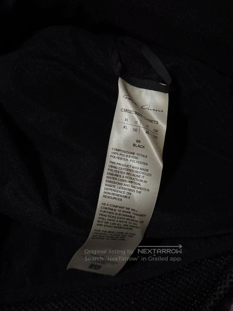 Rick Owens Rick Owens Drawstring side logo zip-up hoodie Size US XL / EU 56 / 4 - 6 Thumbnail