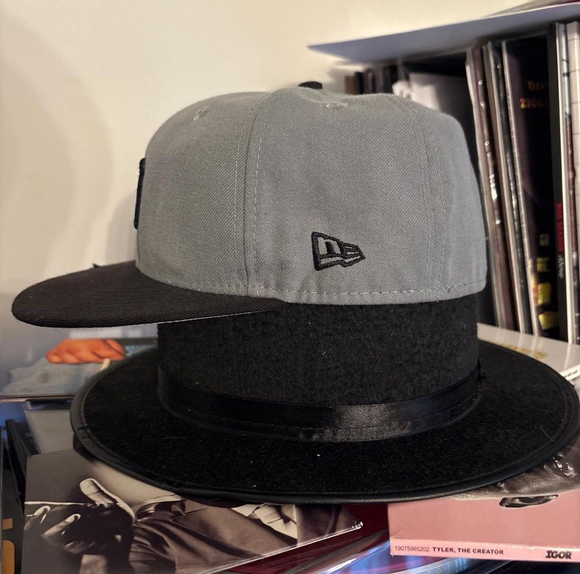 Other Grey and black Detroit Tigers fitted hat 7.5 Size ONE SIZE - 2 Thumbnail