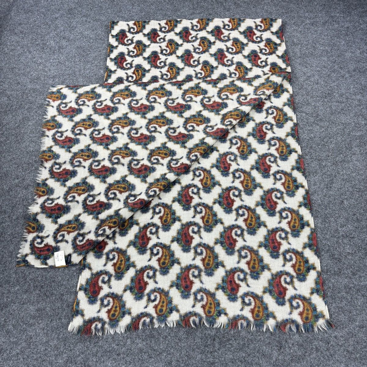 SHIPS × Vintage Ships Scarf # D773 # Muffler # Neckwear Size ONE SIZE - 5 Thumbnail