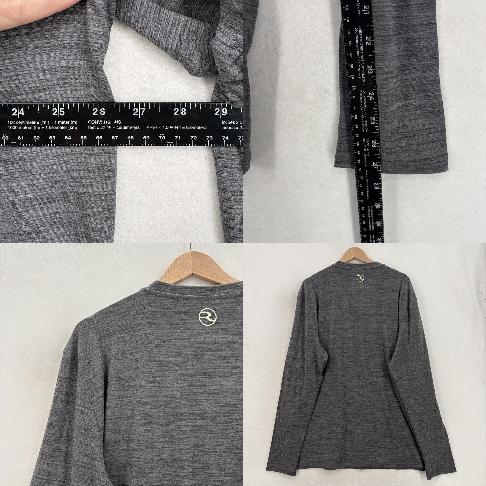 Alife Reel Life Atlantic LS UV Shirt Mens 2XL Gray Long Sleeve EcoBorn Fishing Sun UPF Shirt Size US XXL / EU 58 / 5 - 8 Thumbnail