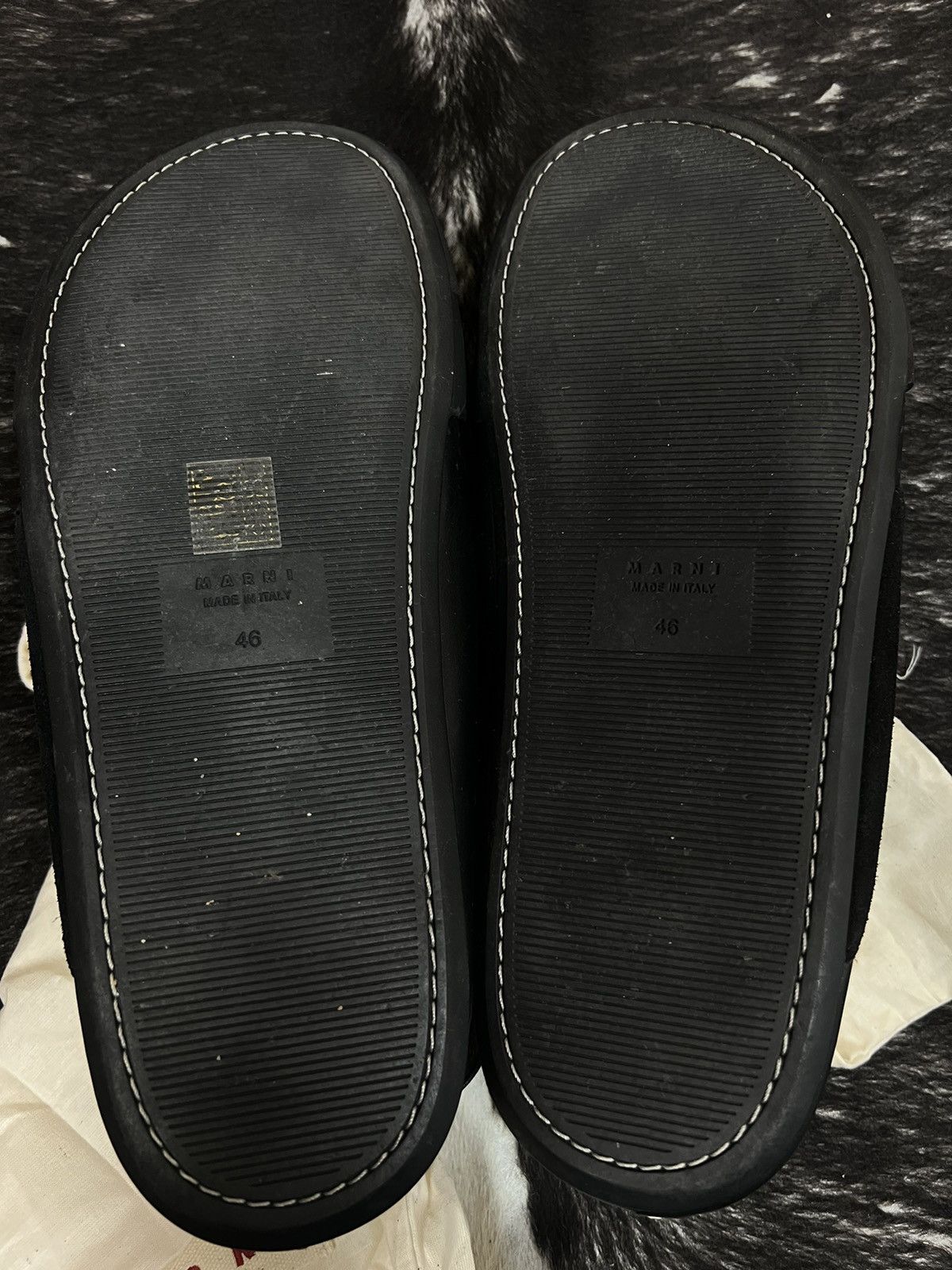 Marni MARNI Black Dada Sabot Sandals Size US 13 / EU 46 - 6 Thumbnail