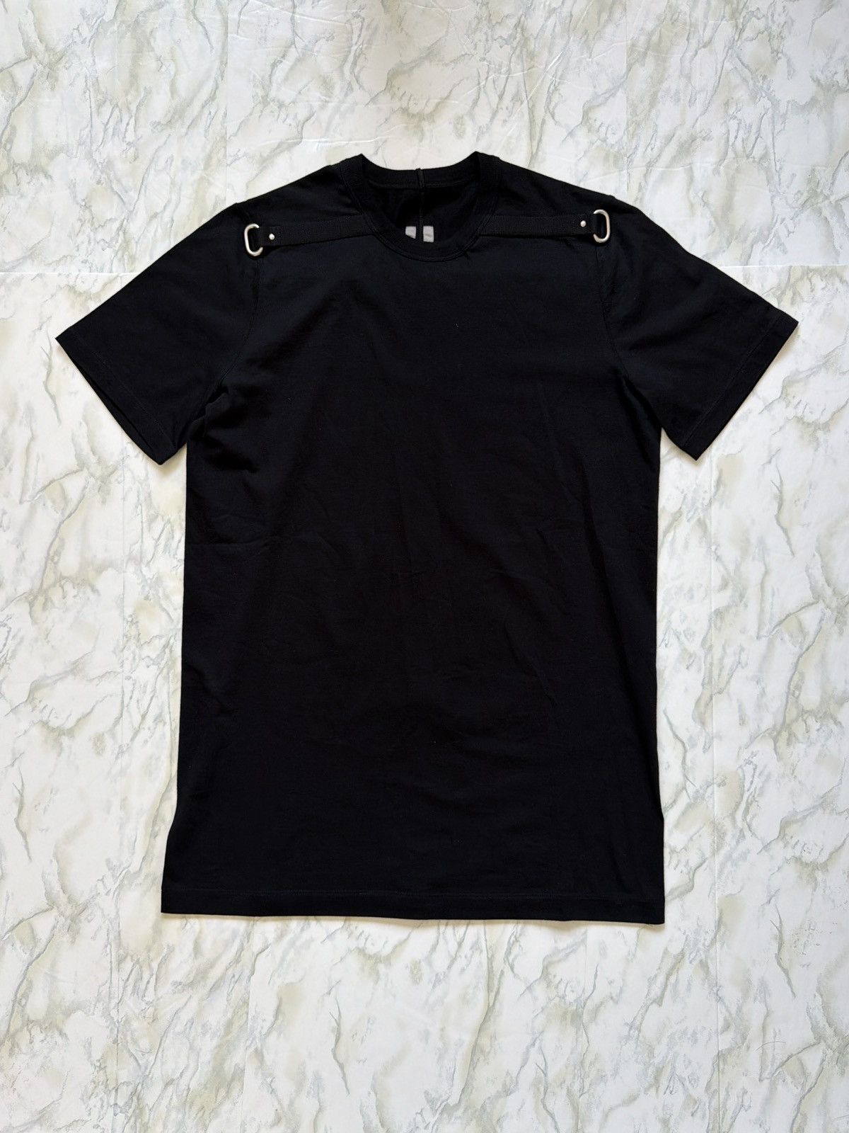 Rick Owens Rick Owens FW19 Larry Level Tee Size US S / EU 44-46 / 1 - 1 Thumbnail