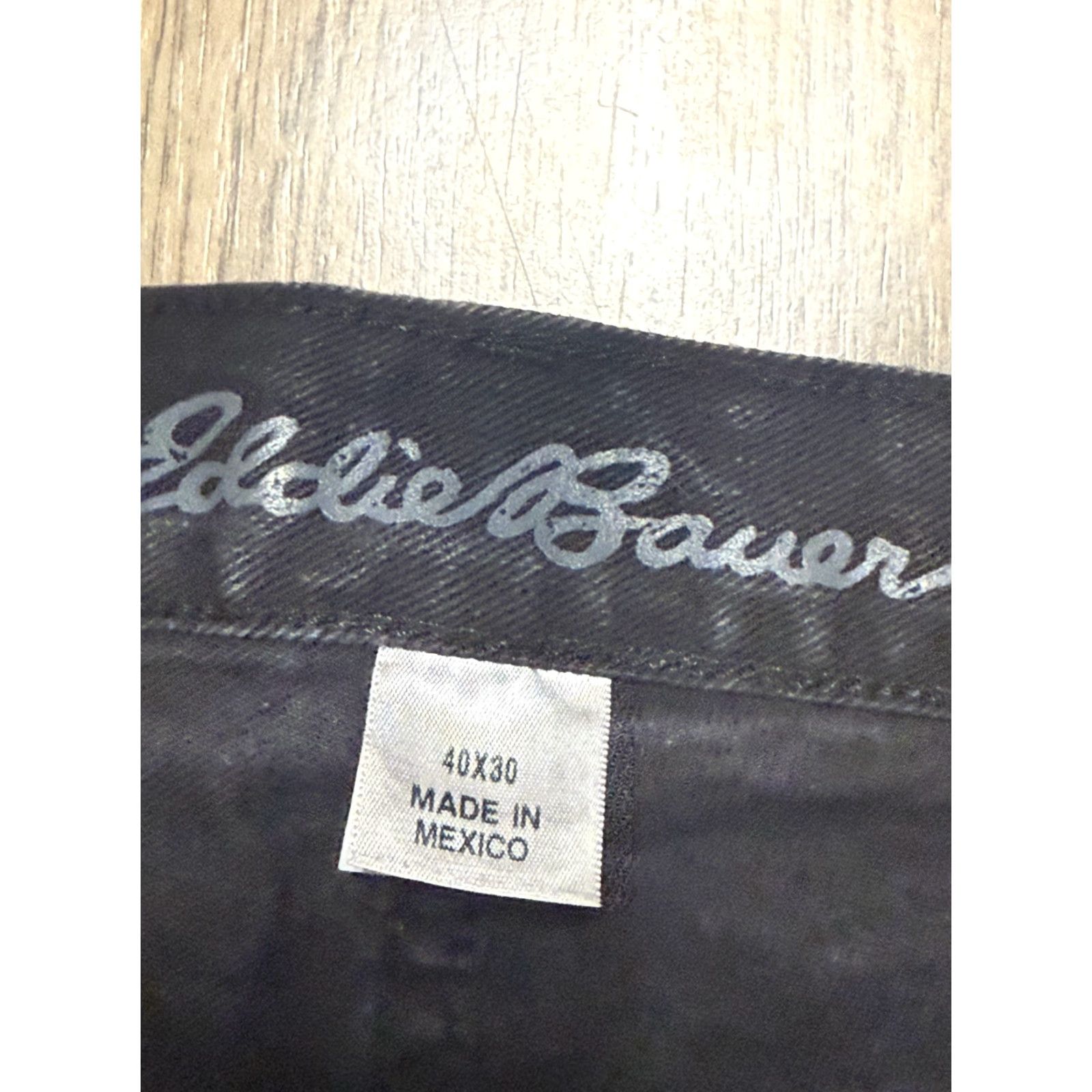 Eddie Bauer Eddie Bauer Jeans Men 40x30 Black Denim Straight Regular Waist 40in 5-Pocket Dark Wash Denim Leg Style Straight Mens Size US 40 / EU 56 - 4 Thumbnail