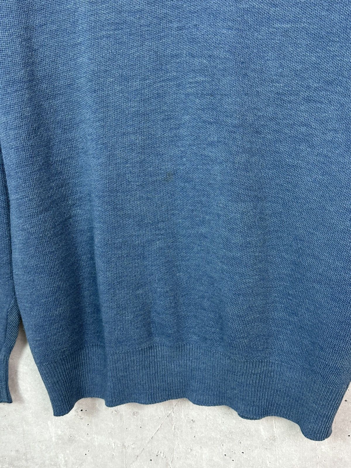 Lacoste × Vintage Lacoste Chemise Vintage Made in France Blue Knit Sweater Size US L / EU 52-54 / 3 - 5 Thumbnail