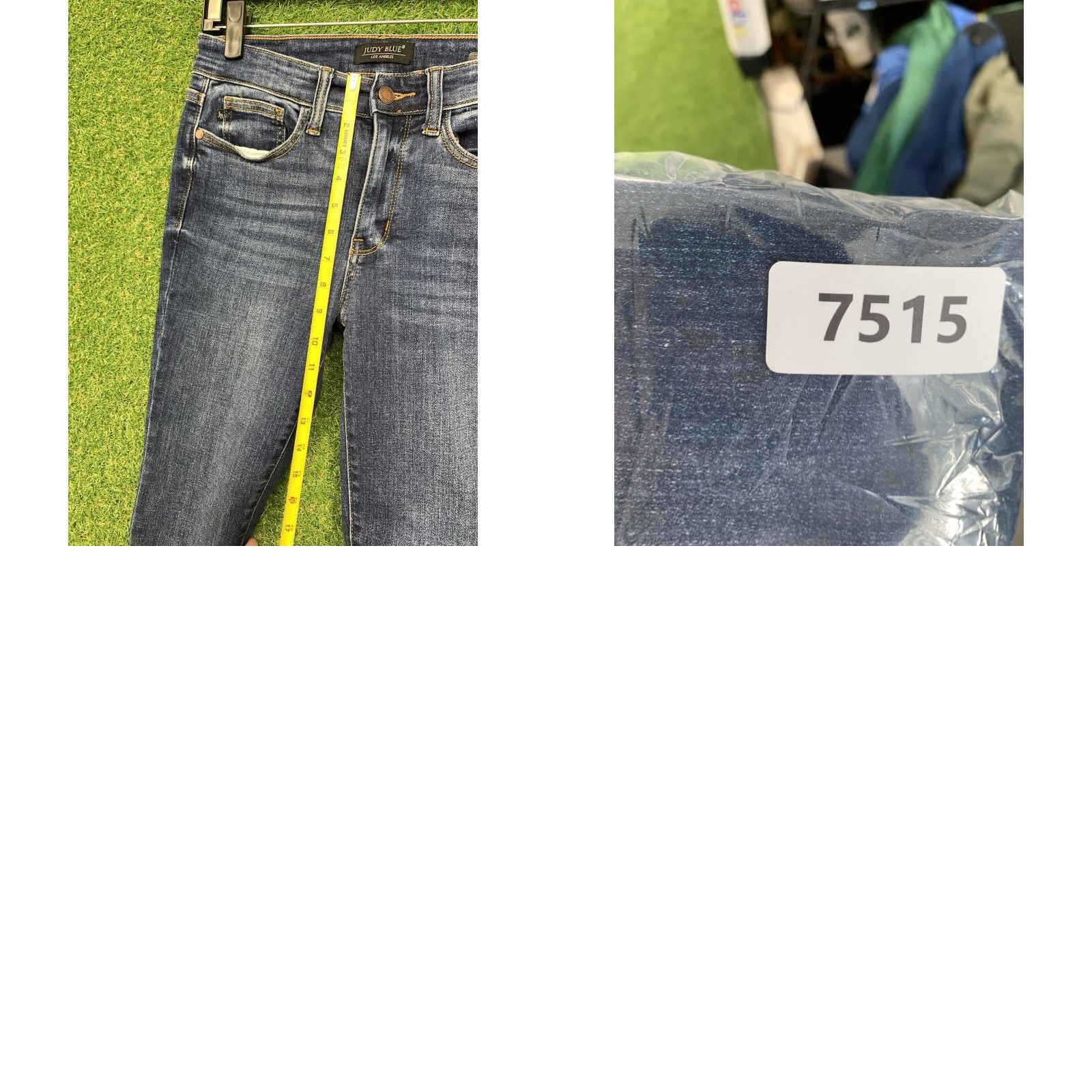 Vintage Judy Blue Jeans Womens 3/26 Skinny Fray Hem Stretch Dark Wash JB82252MD 30x25 Size 26" / US 2 / IT 38 - 9 Thumbnail