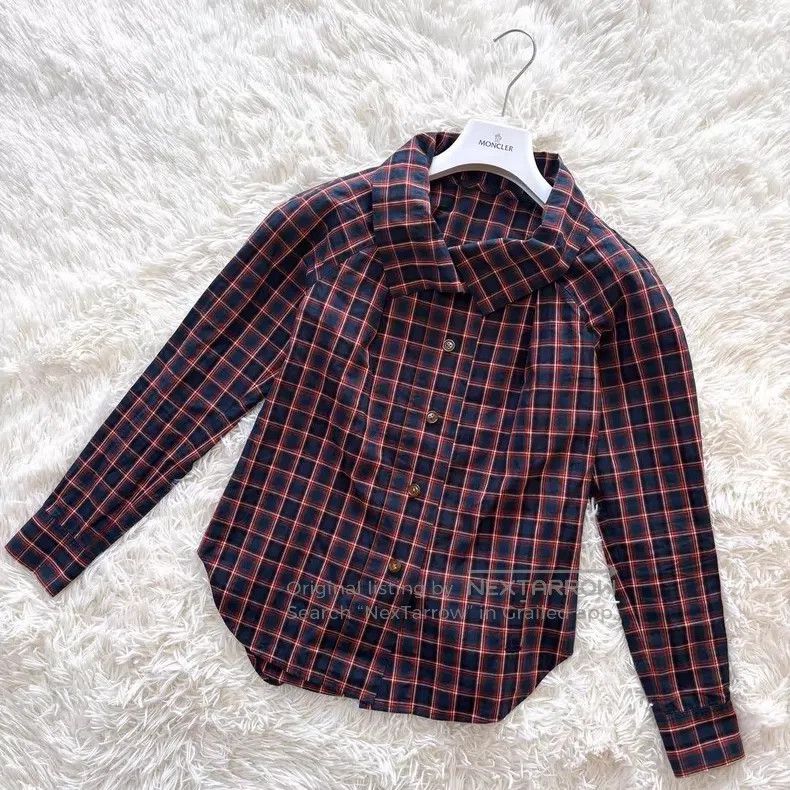 Vivienne Westwood Vivienne Westwood Red Label Red Logo Plaid Collar Long Sle Size M / US 6-8 / IT 42-44 - 1 Thumbnail
