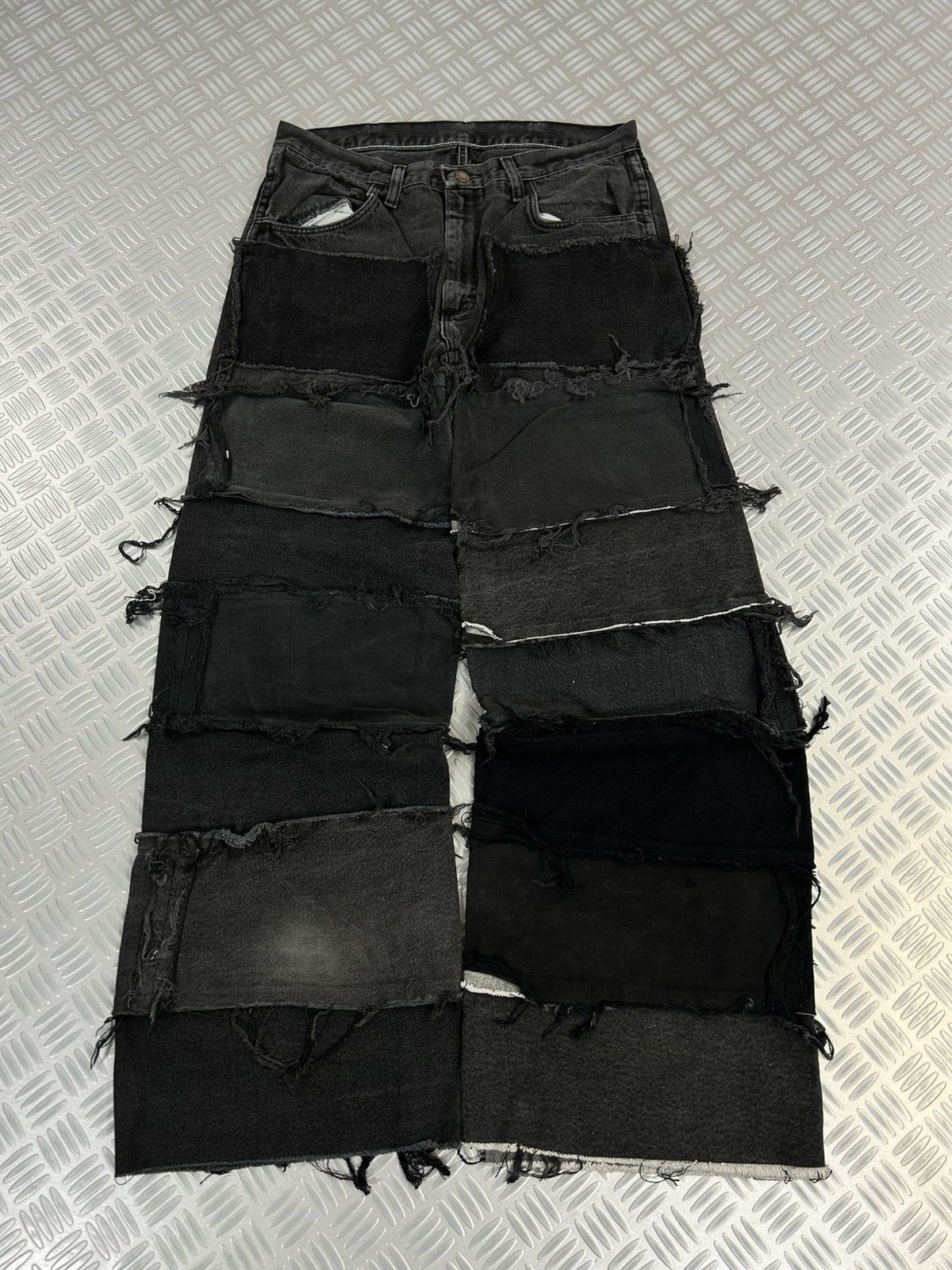 Handmade × Jean × Vintage Super baggy jeans handmade y2k pachwork opium style Size US 32 / EU 48 - 3 Thumbnail