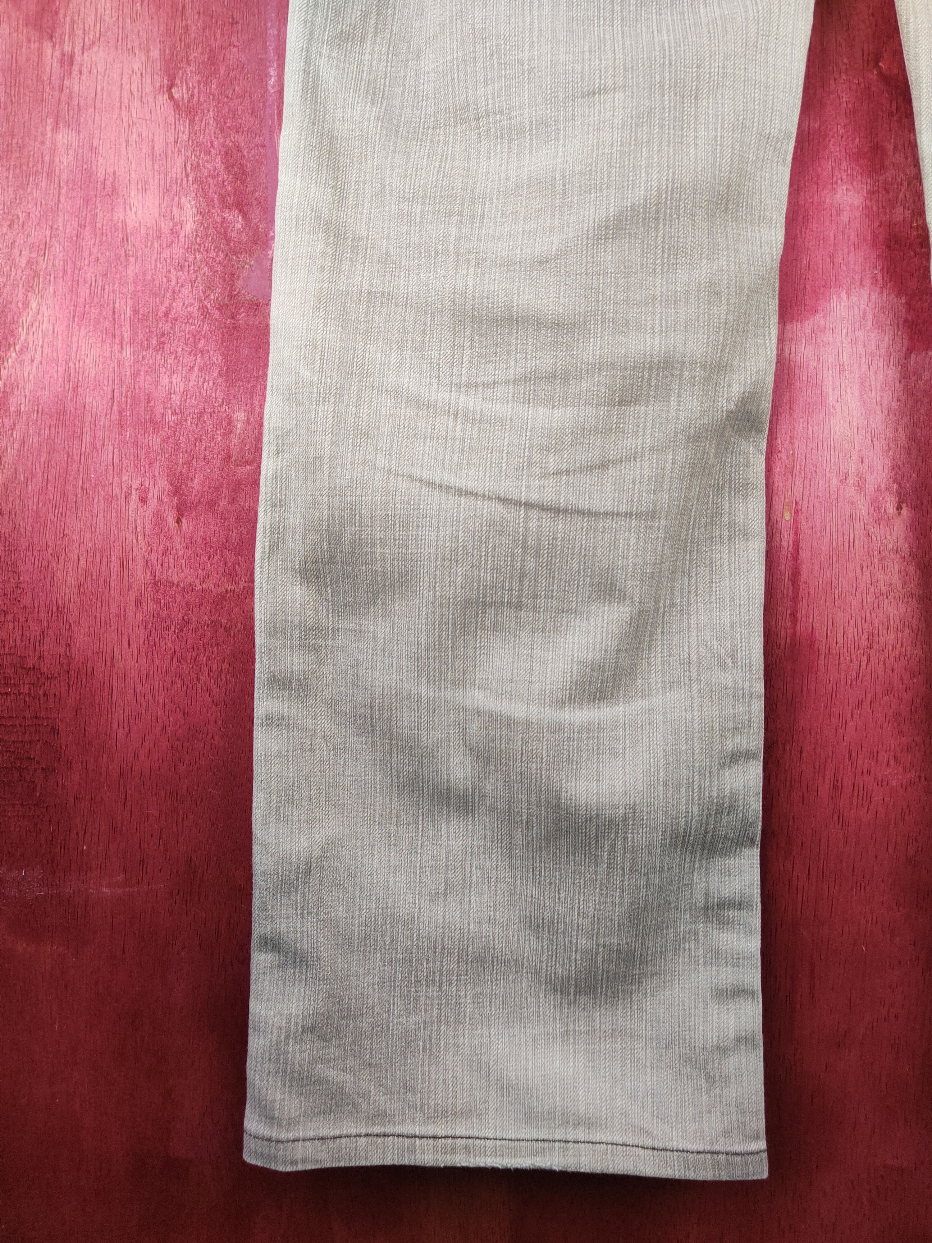 Japanese Brand Vintage Wolvo Faded Dark Brown Distressed Denim Pants N#S45 Size US 33 - 9 Thumbnail