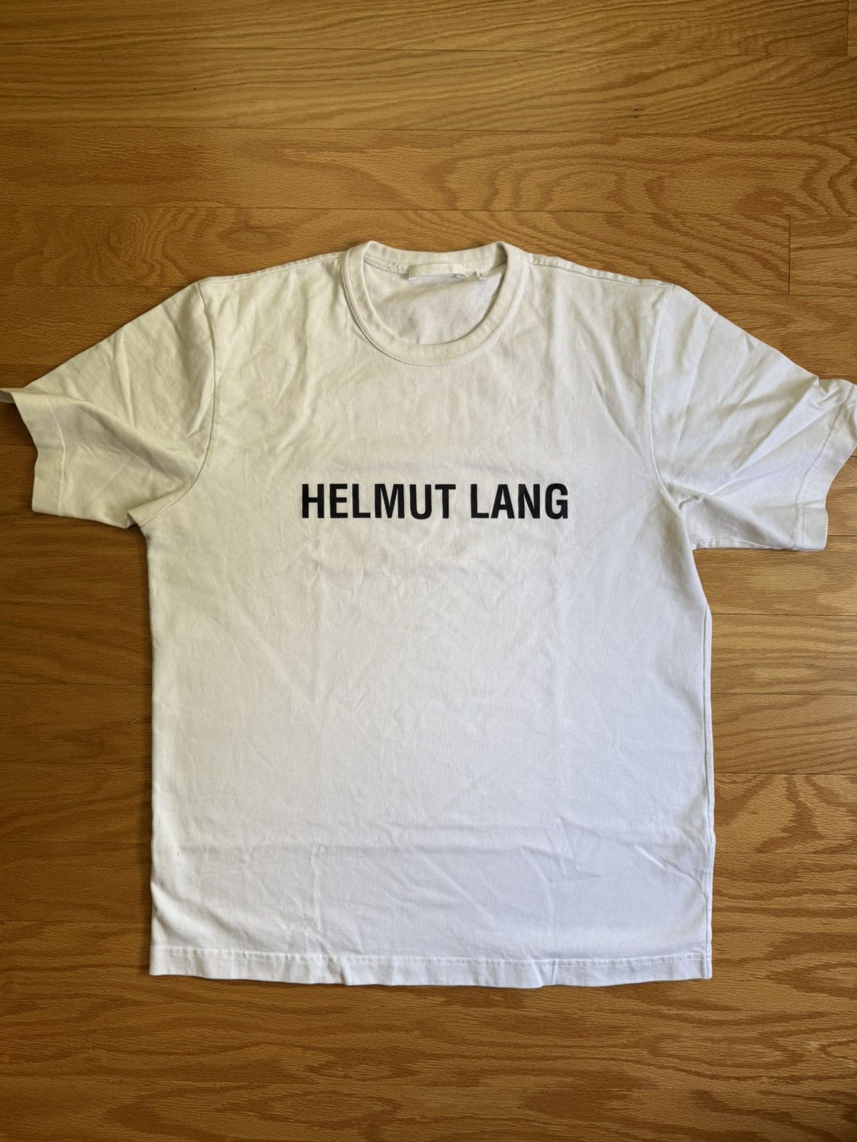 Helmut Lang Helmut Lang white 100% cotton t-shirt Size US M / EU 48-50 / 2 - 1 Thumbnail