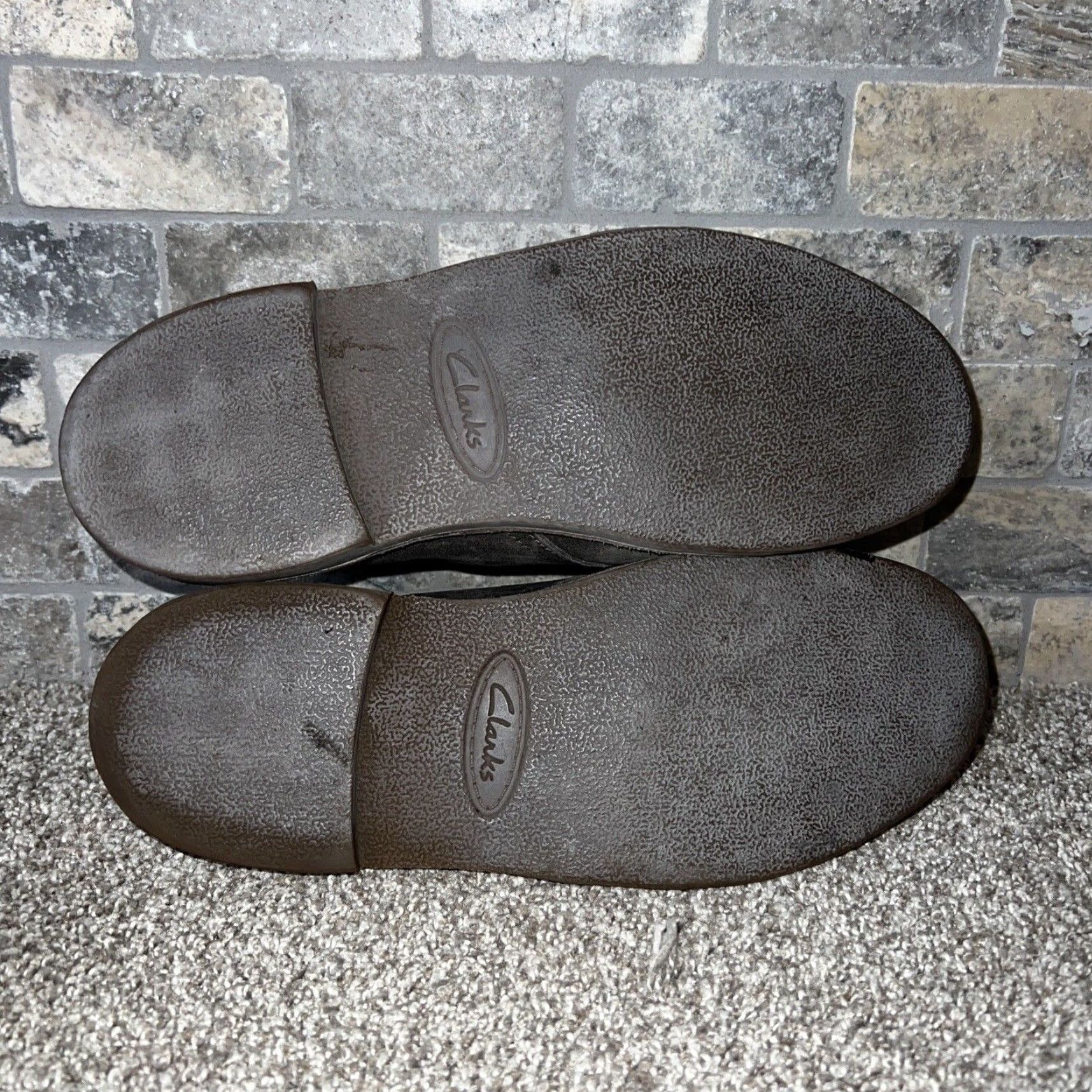 Clarks Clarks Mens Leather Chukka Boots Gray Size 8.5 Size US 8.5 / EU 41-42 - 4 Thumbnail