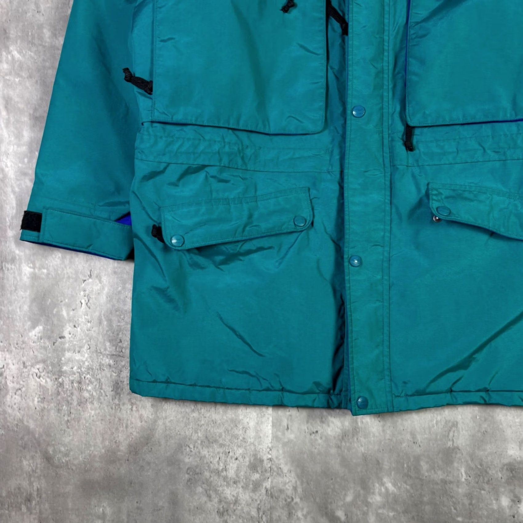 Vintage VINTAGE L.L. Bean Mountain Parka Jacket Teal Purple Fleece Lined Made in USA XL Parka Mens Coat Size US XL / EU 56 / 4 - 6 Thumbnail