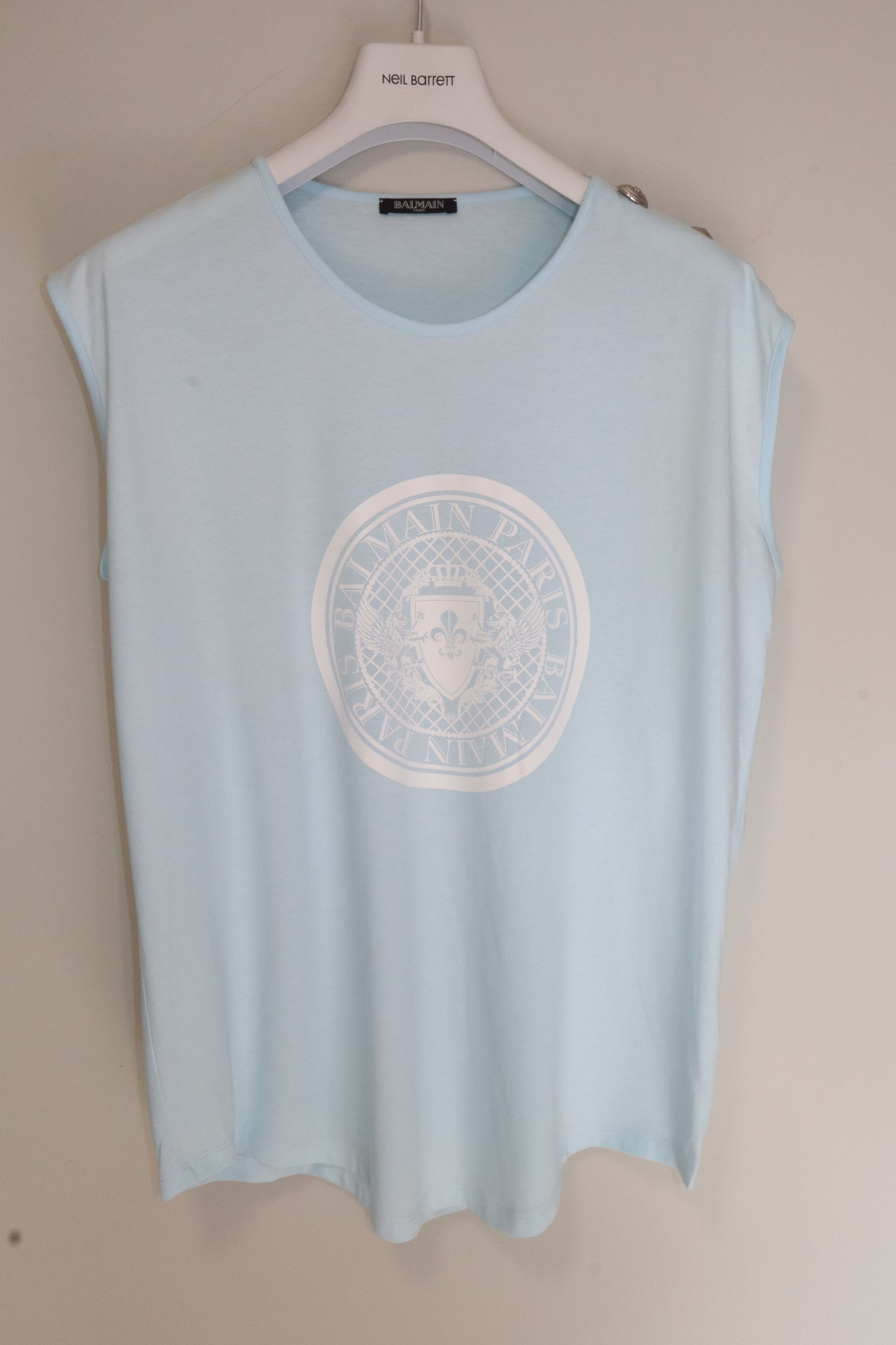 Balmain logo print tanktop Size XL / US 12-14 / IT 48-50 - 1 Thumbnail