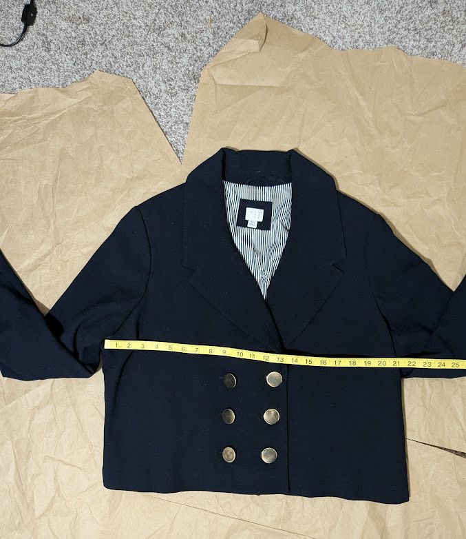 Other A New Day women's double breasted navy blue blazer Size XXL / US 16-18 / IT 52-54 - 6 Thumbnail