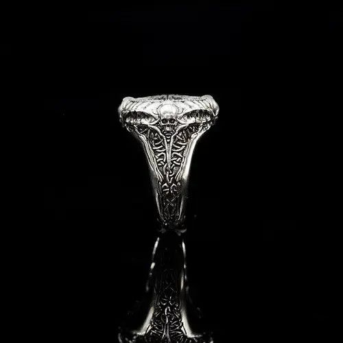 Other 925 Silver Plated Adjustable Lucky Rune Ring for Men Women Size ONE SIZE - 3 Thumbnail