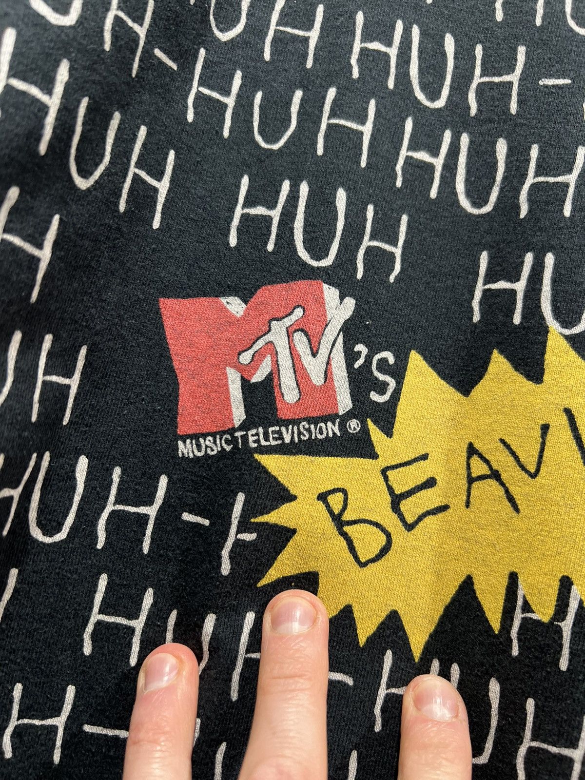 Cartoon Network × Mtv × Vintage Vintage 1993 MTV Beavis And Butthead HUH T Shirt XL Rare Size US XL / EU 56 / 4 - 5 Thumbnail