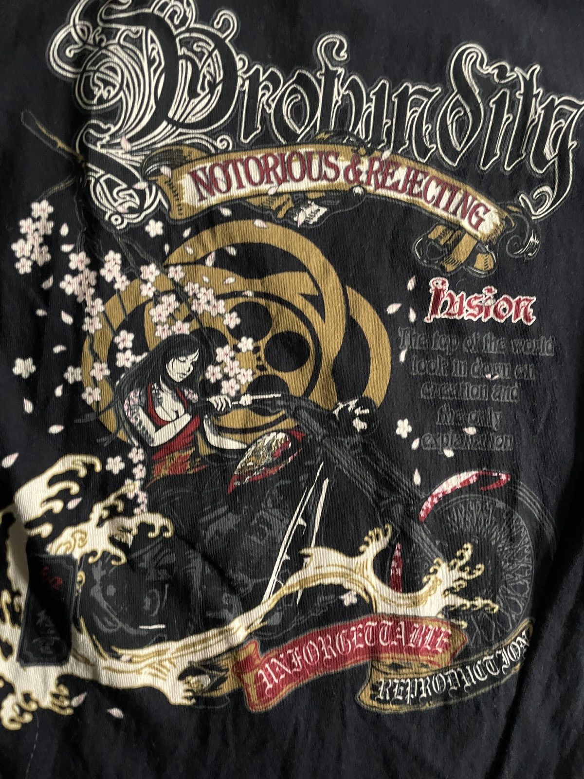 If Six Was Nine 2000s Japanese archive Vkei Poem Long Sleeve Tee