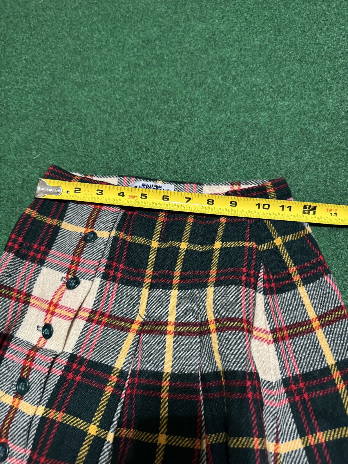 Vintage Bobby Brooks Tartan Plaid Pleated Skirt Kilt Vintage 70s 10 Size 32" / US 10 / IT 46 - 4 Thumbnail