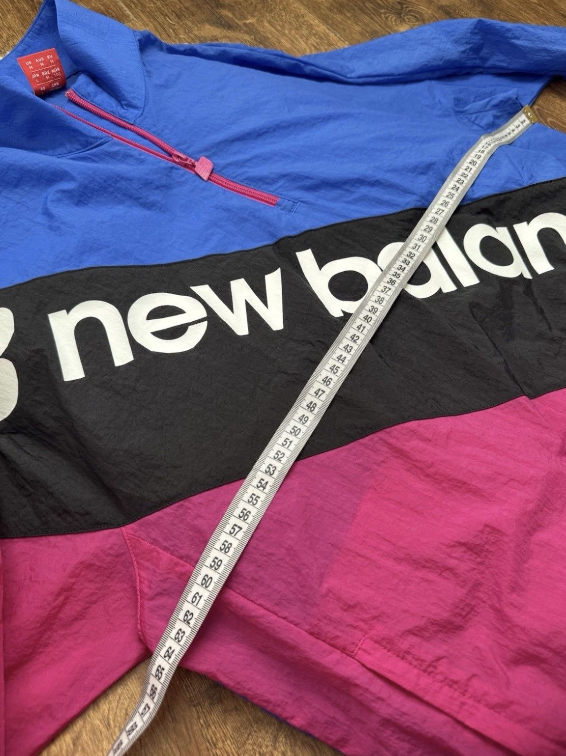 New Balance New Balance Sport OPTIKS ANORAK Blue Windbreaker Jacket Size US M / EU 48-50 / 2 - 7 Thumbnail