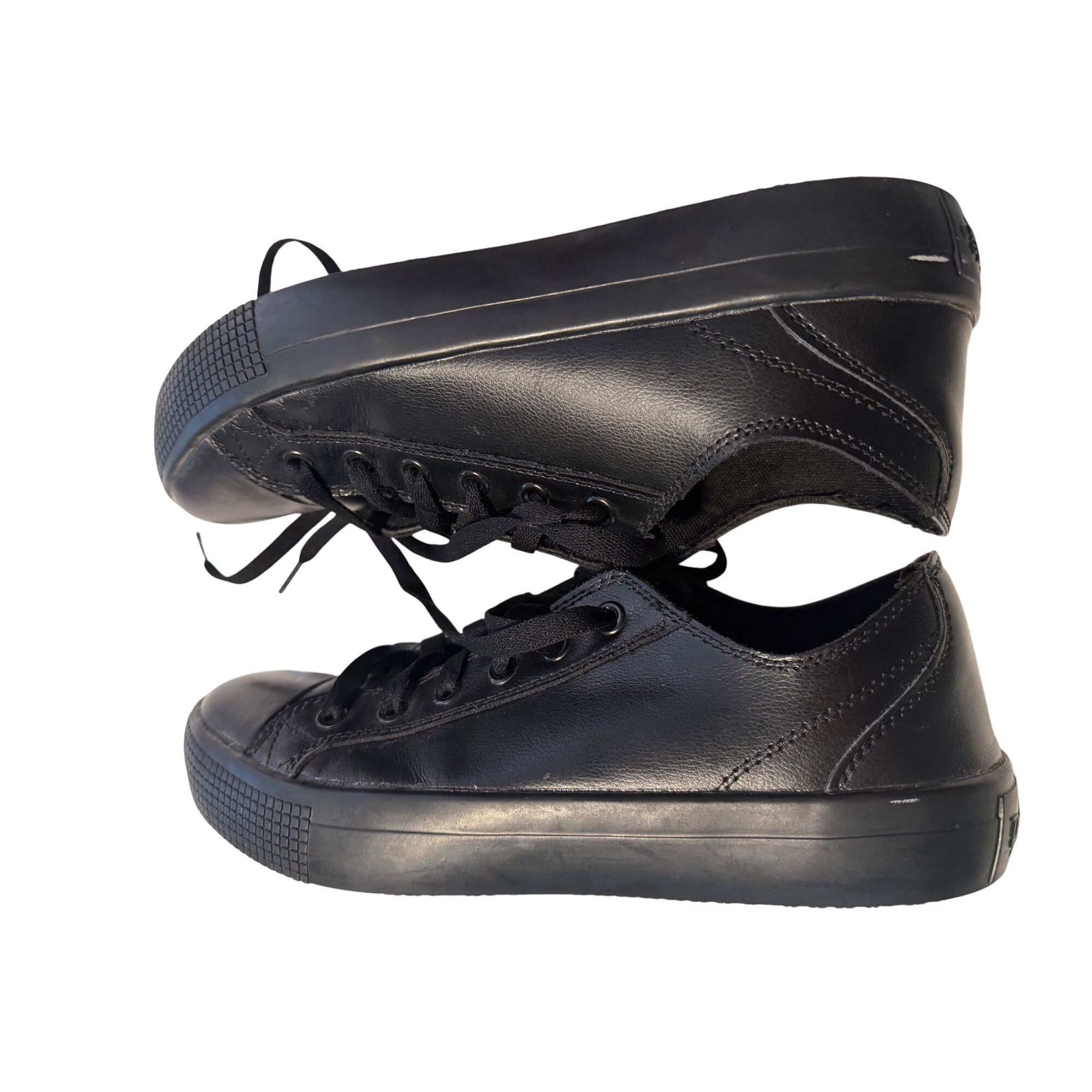 Other TredSafe Black Slip-Resistant Mens Lace-Up Work Shoes Size 1 Size US 10 / EU 43 - 8 Thumbnail
