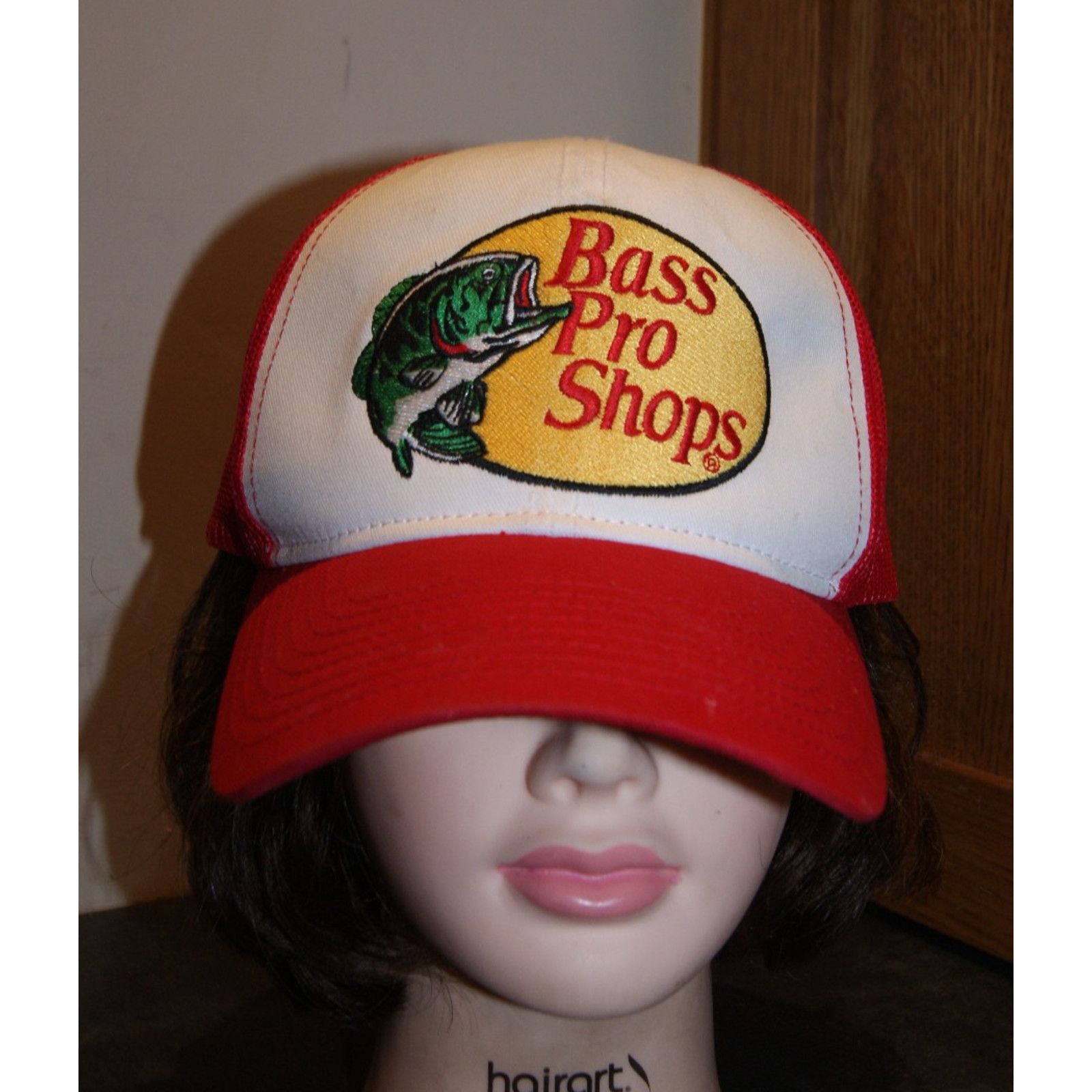 Bass Pro Shops Bass Pro Shops Embroider Logo Trucker Mesh Snapback Hat Cap Size ONE SIZE - 2 Thumbnail