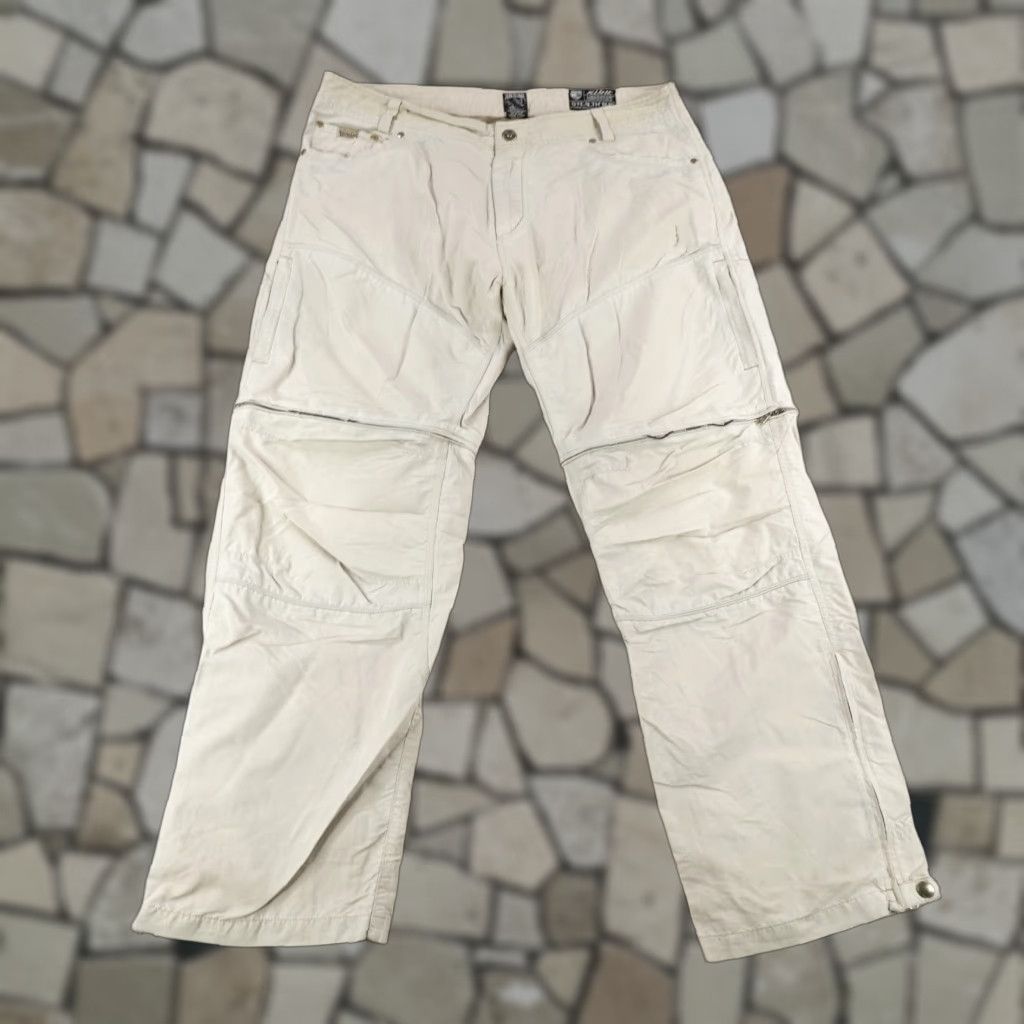 Vintage Kuhl Pants Men 38x30 Cargo Convertible Beig e Cotton Nylon Canvas Regular Inseam 30" Utility Size US 36 / EU 52 - 1 Thumbnail