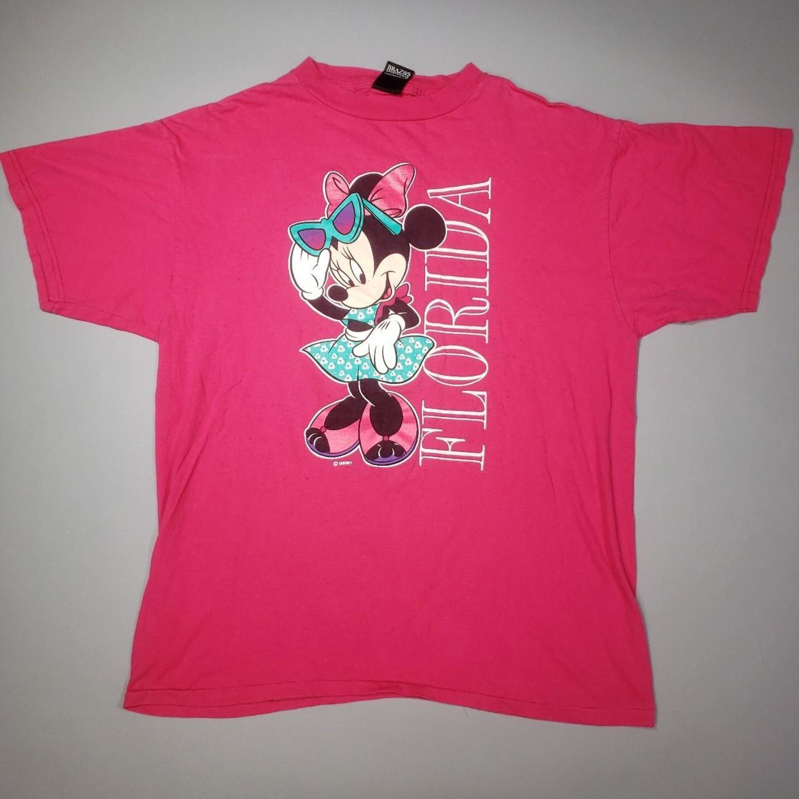 Mickey Unlimited Vintage 90s Mickey Unlimited Minnie Florida tee Womens Large Size L / US 10 / IT 46 - 1 Thumbnail