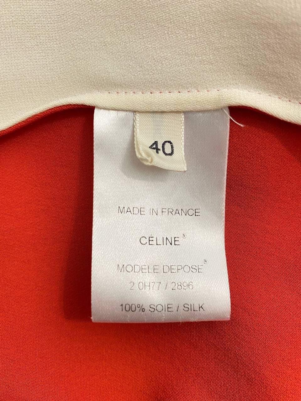 Celine Céline Celine Colorblocked Silk Tank Top Blouse Women Size L / US 10 / IT 46 - 9 Thumbnail