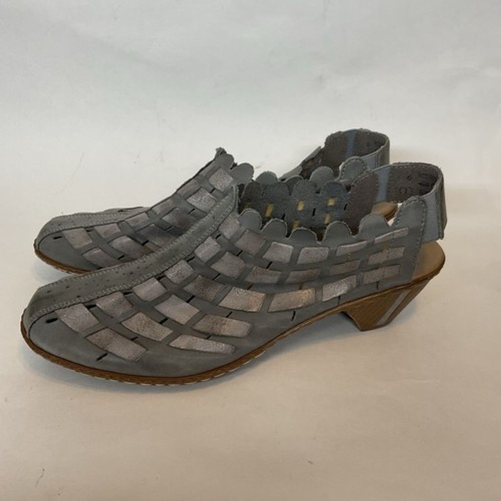 Rieker Rieker Sina Soft Weaven Leath Slingback Shoes Women 41/US9.5 Size US 11 / IT 41 - 10 Thumbnail