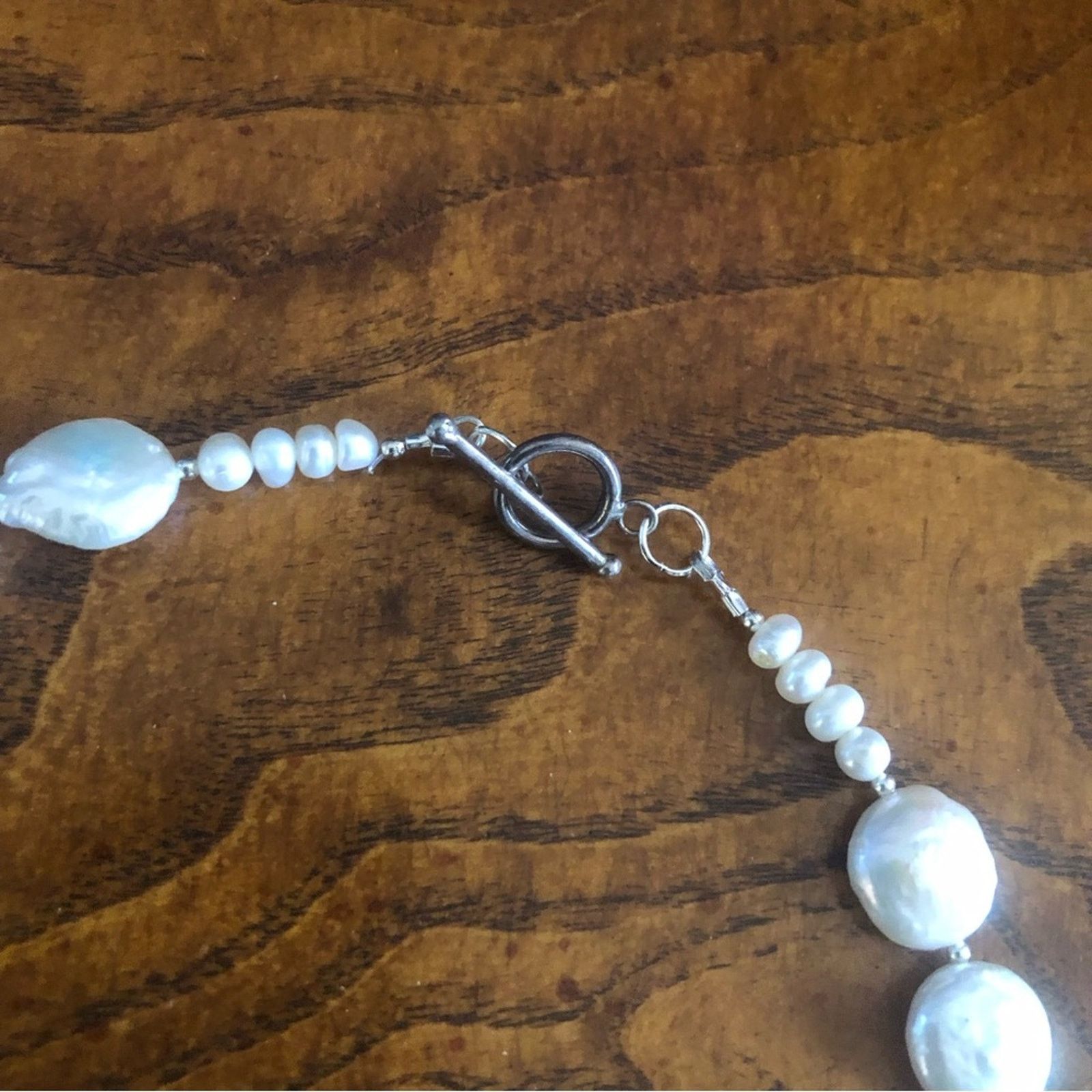 Handmade Handcrafted genuine baroque pearl necklace Size ONE SIZE - 10 Thumbnail