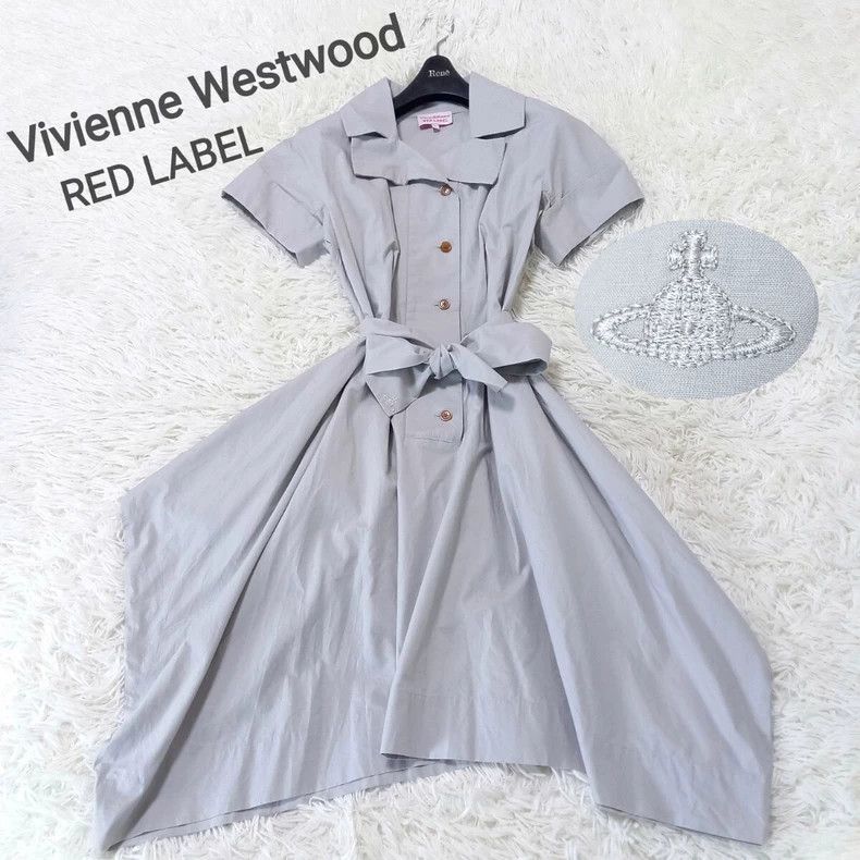 Vivienne Westwood Vivienne Westwood size2 Grey trompe-l'œil dress Size M / US 6-8 / IT 42-44 - 1 Thumbnail