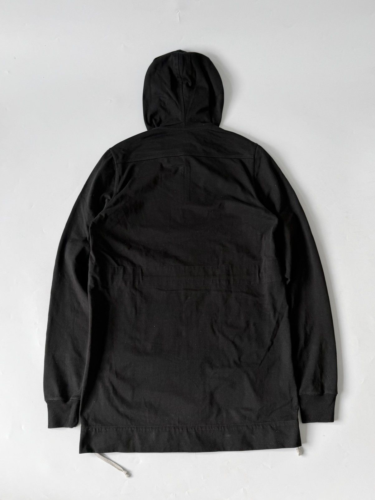 Rick Owens Rick Owens Black Mid-Length Wizard Hoodie Size US XS / EU 42 / 0 - 2 Thumbnail