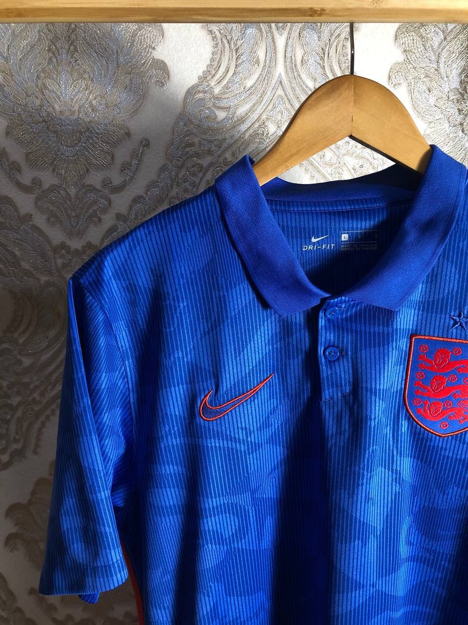 Nike × Vintage VERY RARE NIKE ENGLAND SOCCER JERSEY RETRO BLOKECORE DRILL Size US L / EU 52-54 / 3 - 3 Thumbnail