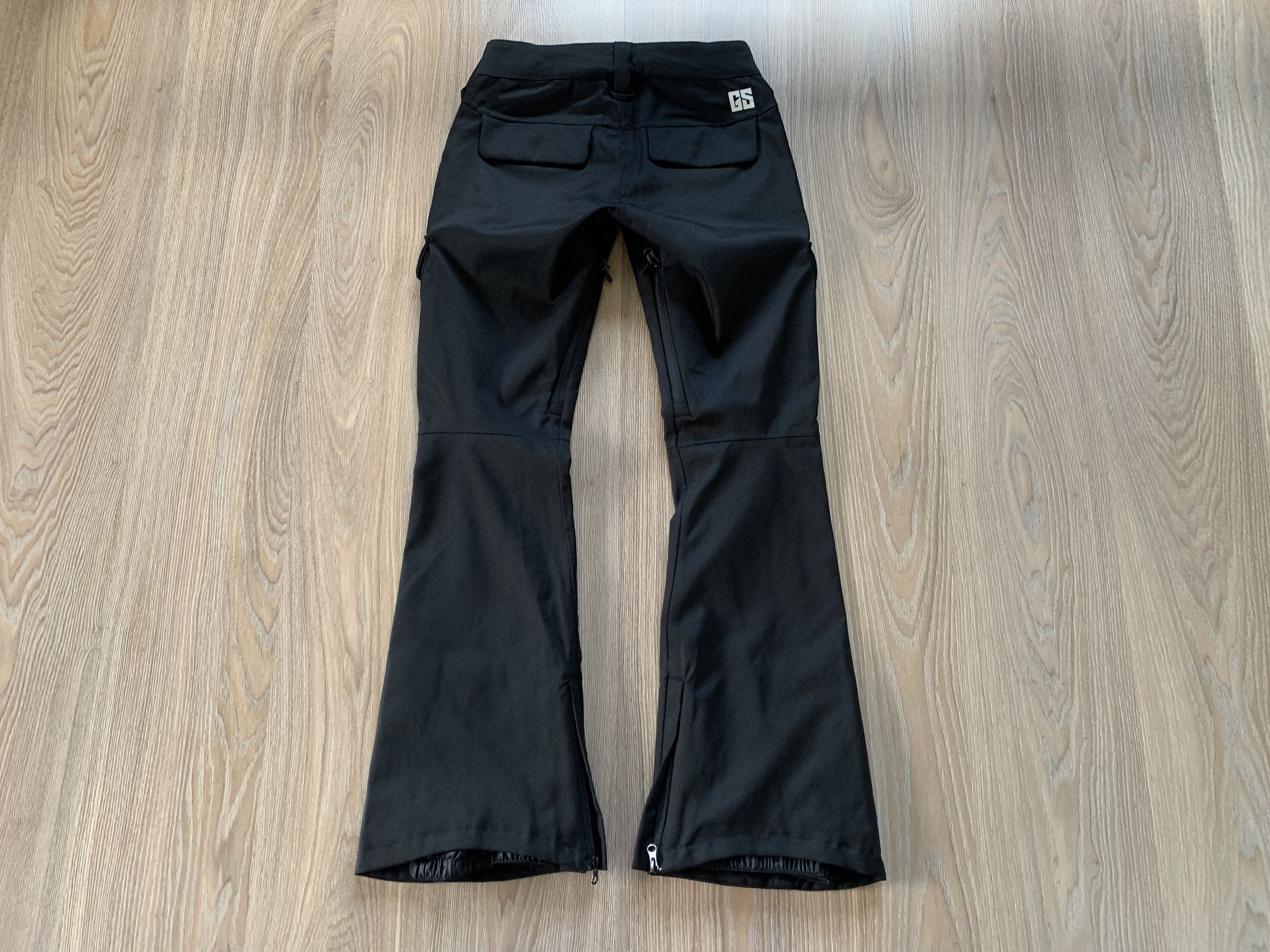 Sports Specialties Gsou Snow Womens Bell Bottom Black Ski Pants Size 25" / US 0 / IT 36 - 3 Thumbnail